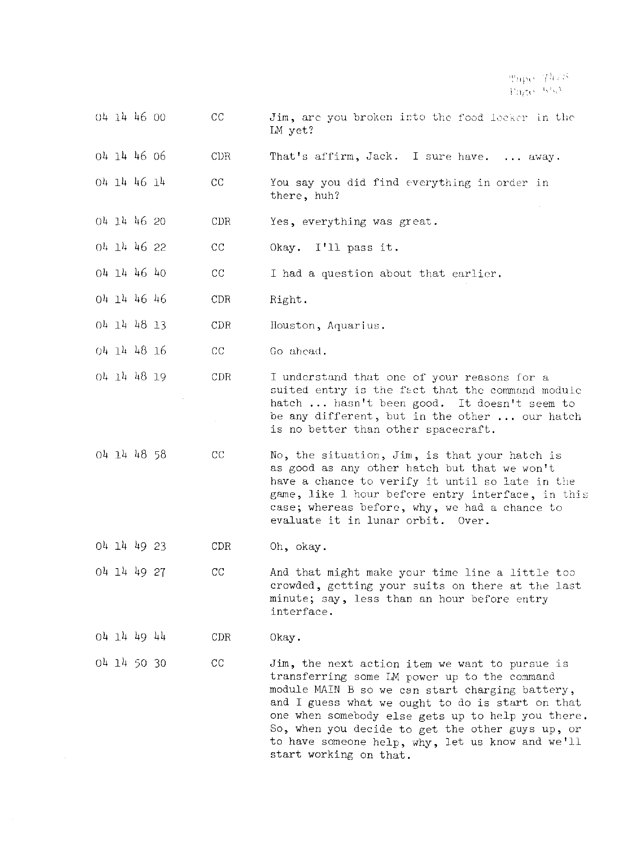 Page 557 of Apollo 13’s original transcript