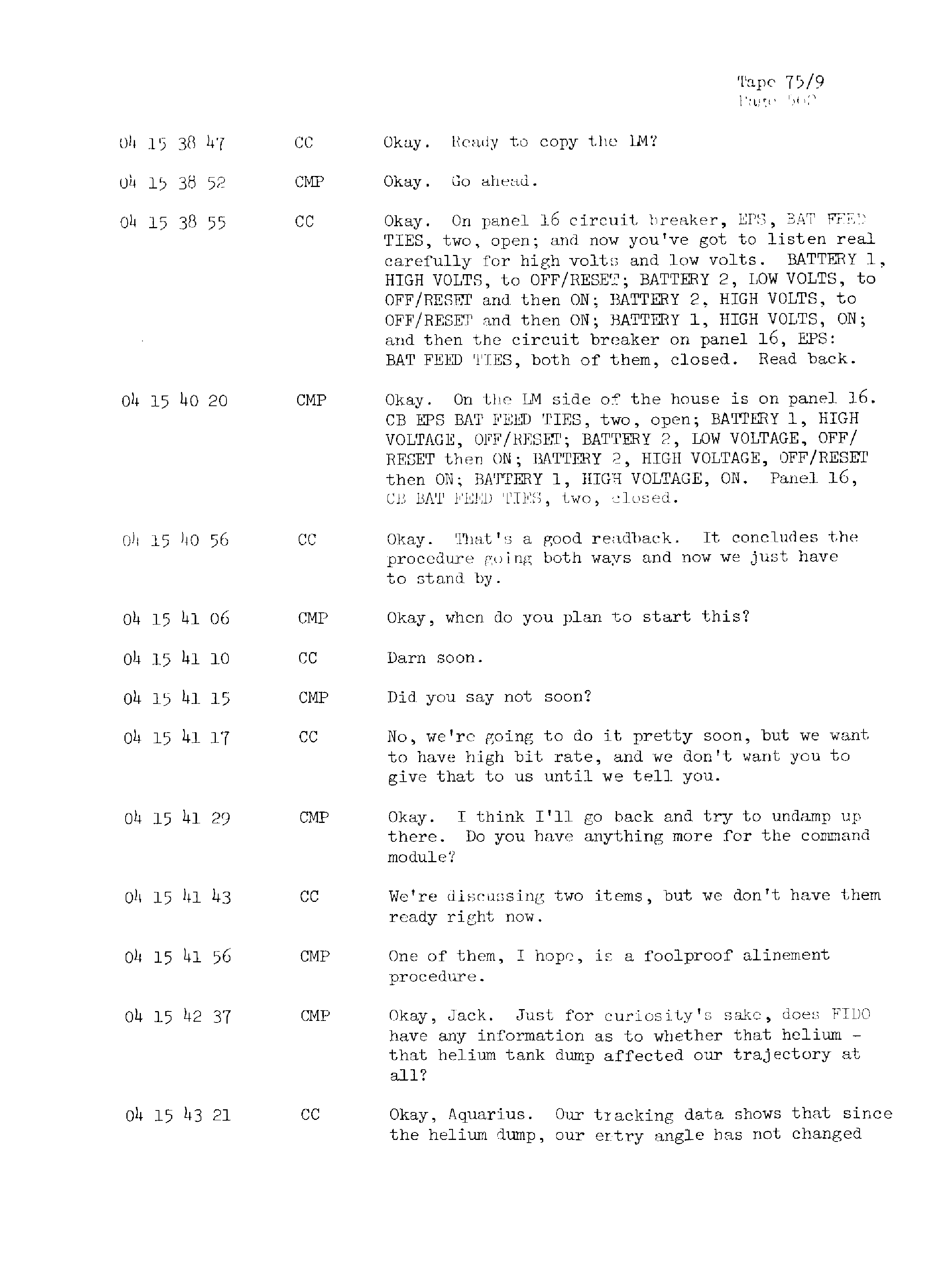 Page 569 of Apollo 13’s original transcript