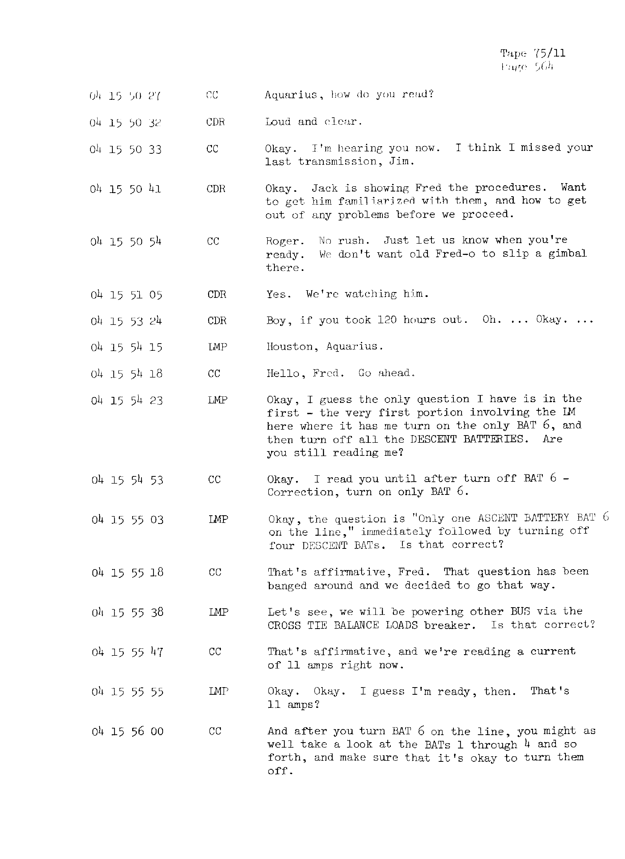 Page 571 of Apollo 13’s original transcript