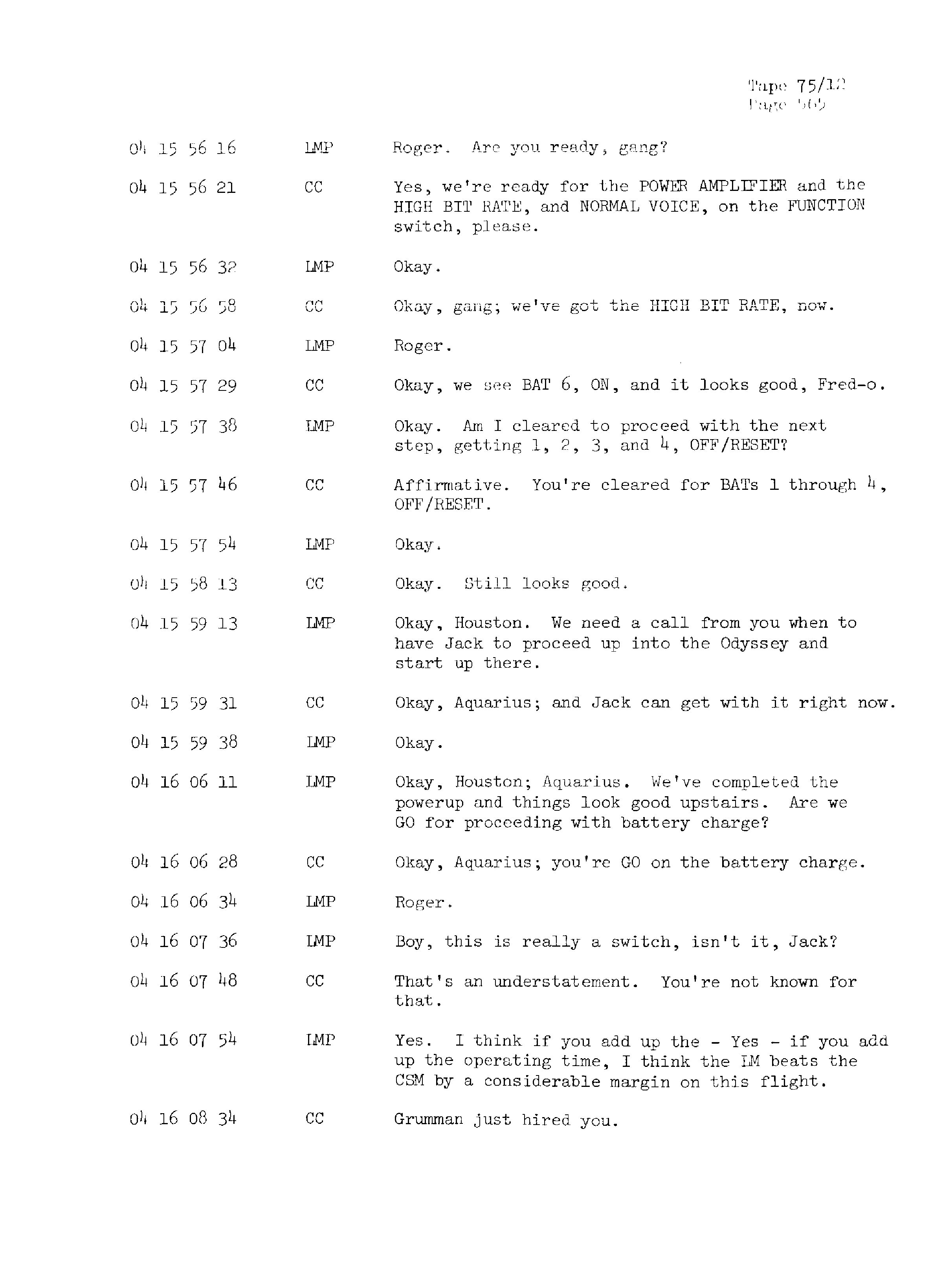 Page 572 of Apollo 13’s original transcript