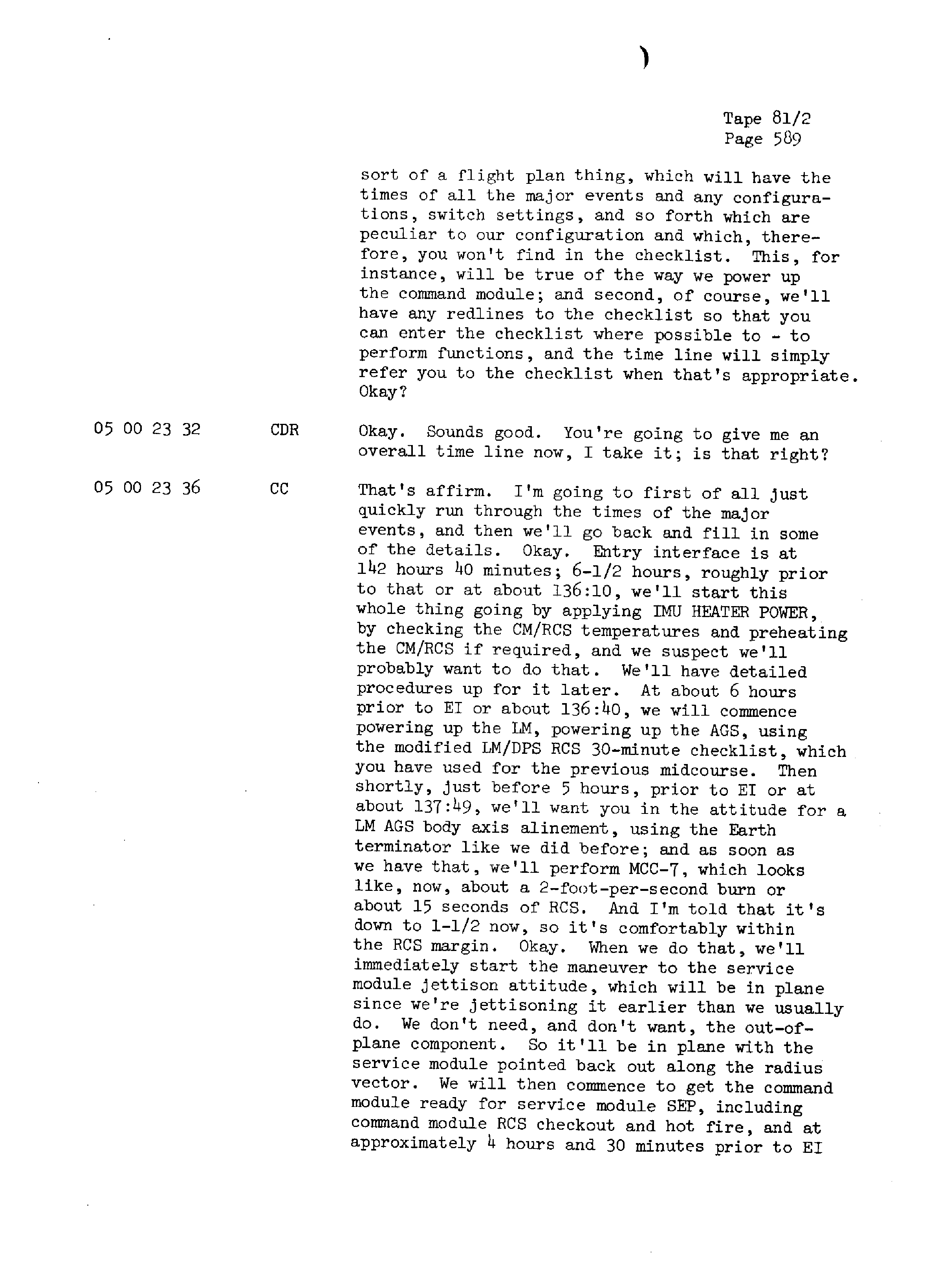 Page 596 of Apollo 13’s original transcript