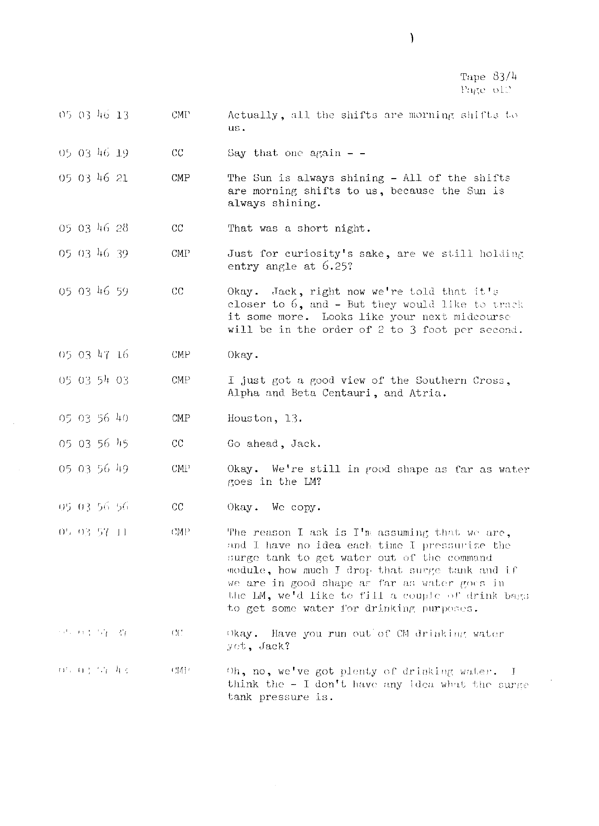 Page 619 of Apollo 13’s original transcript