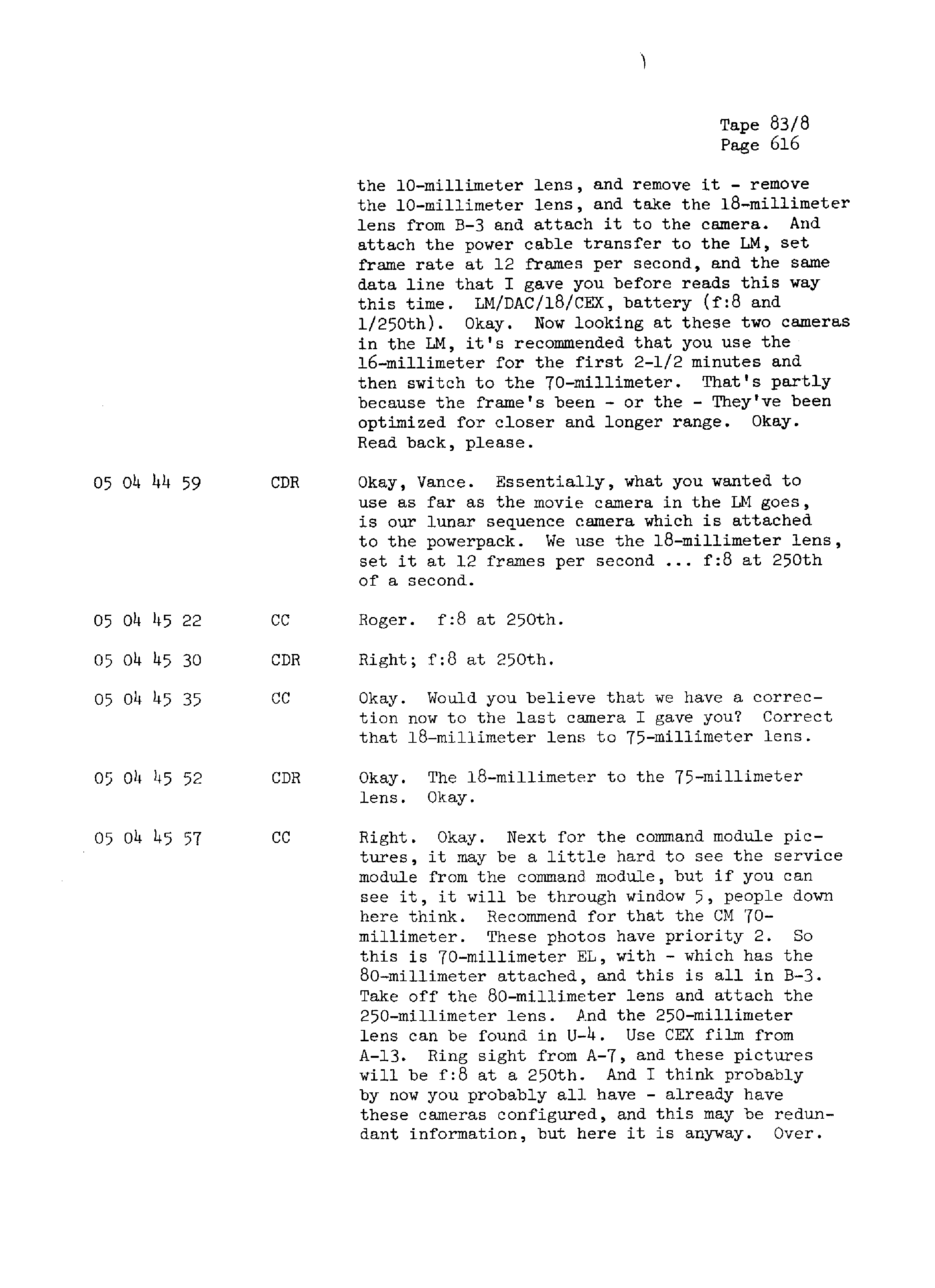 Page 623 of Apollo 13’s original transcript