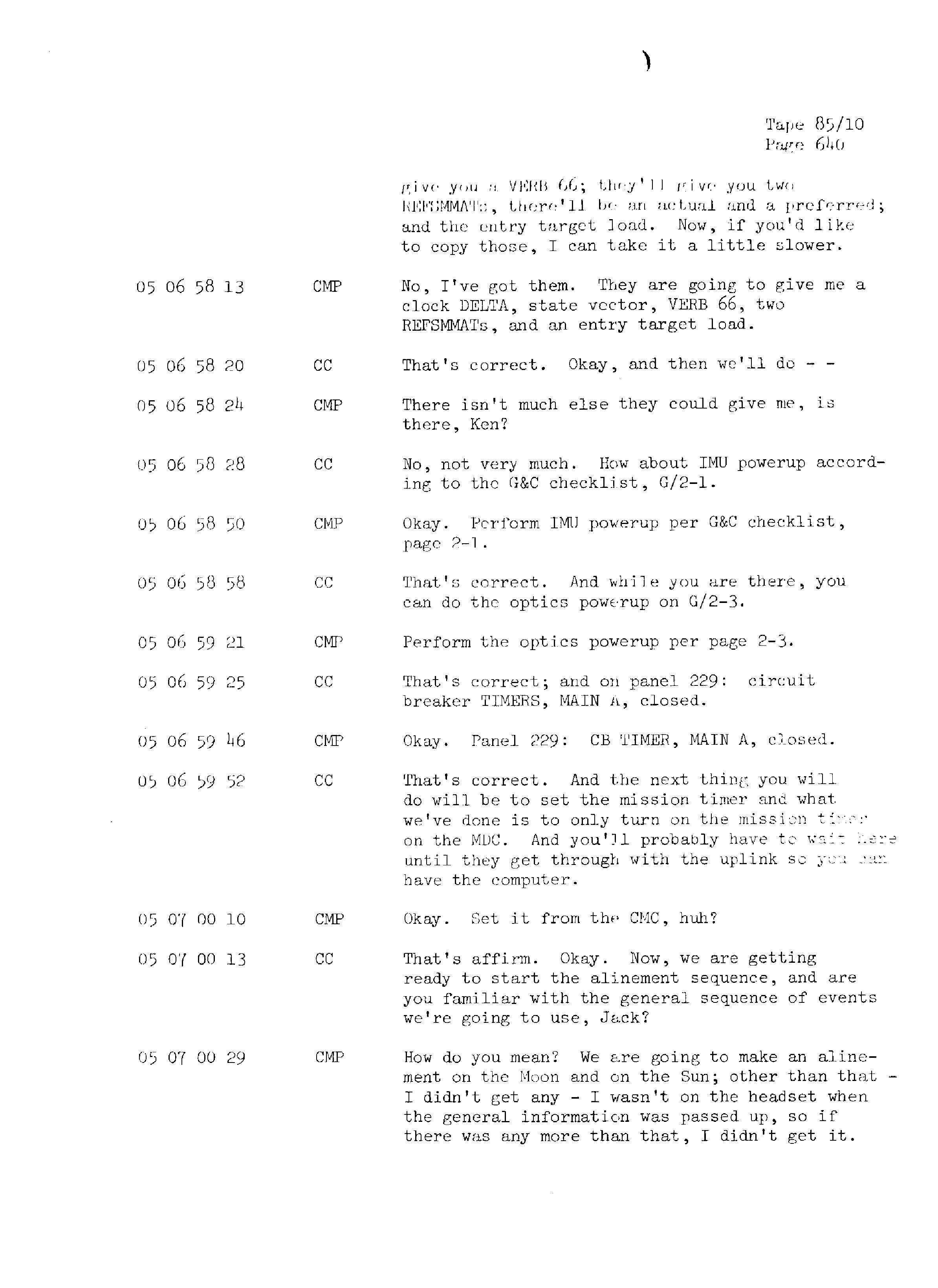 Page 647 of Apollo 13’s original transcript