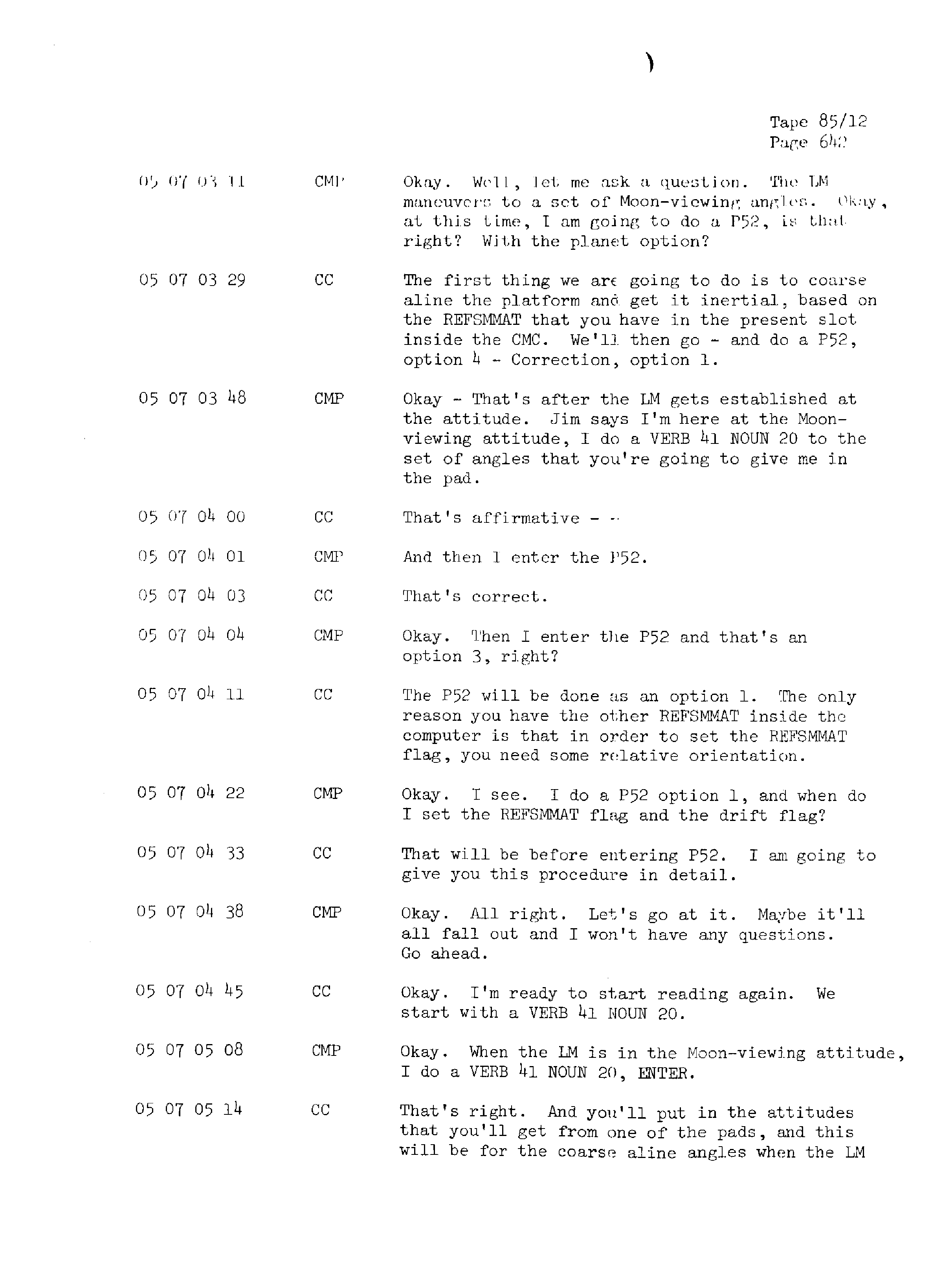 Page 649 of Apollo 13’s original transcript