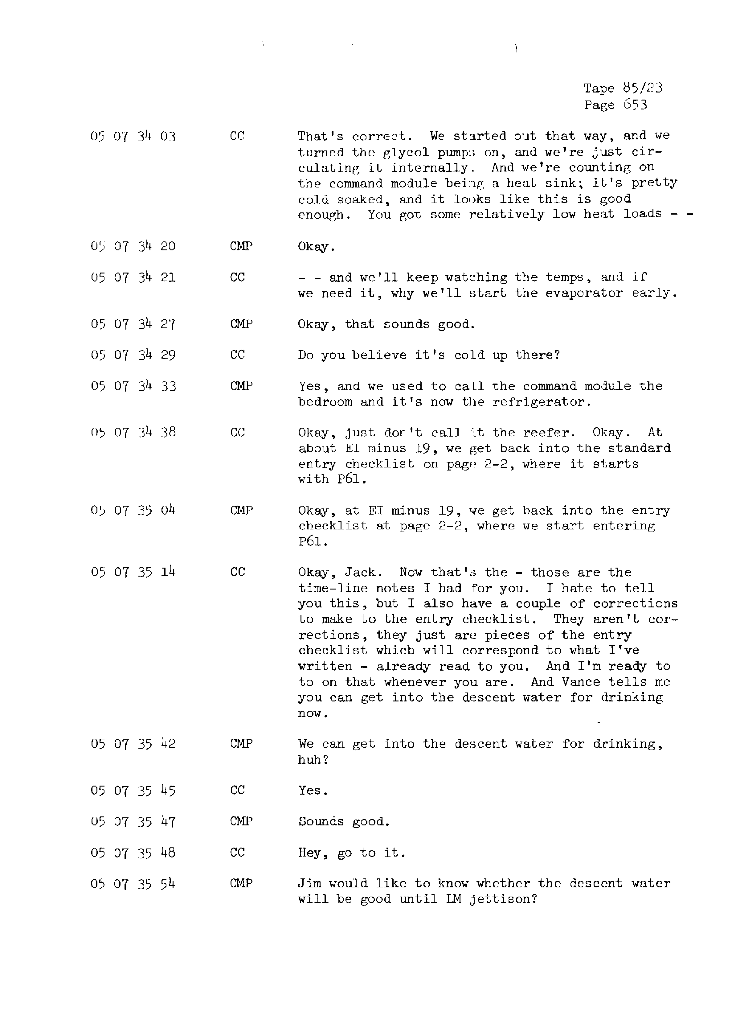Page 660 of Apollo 13’s original transcript
