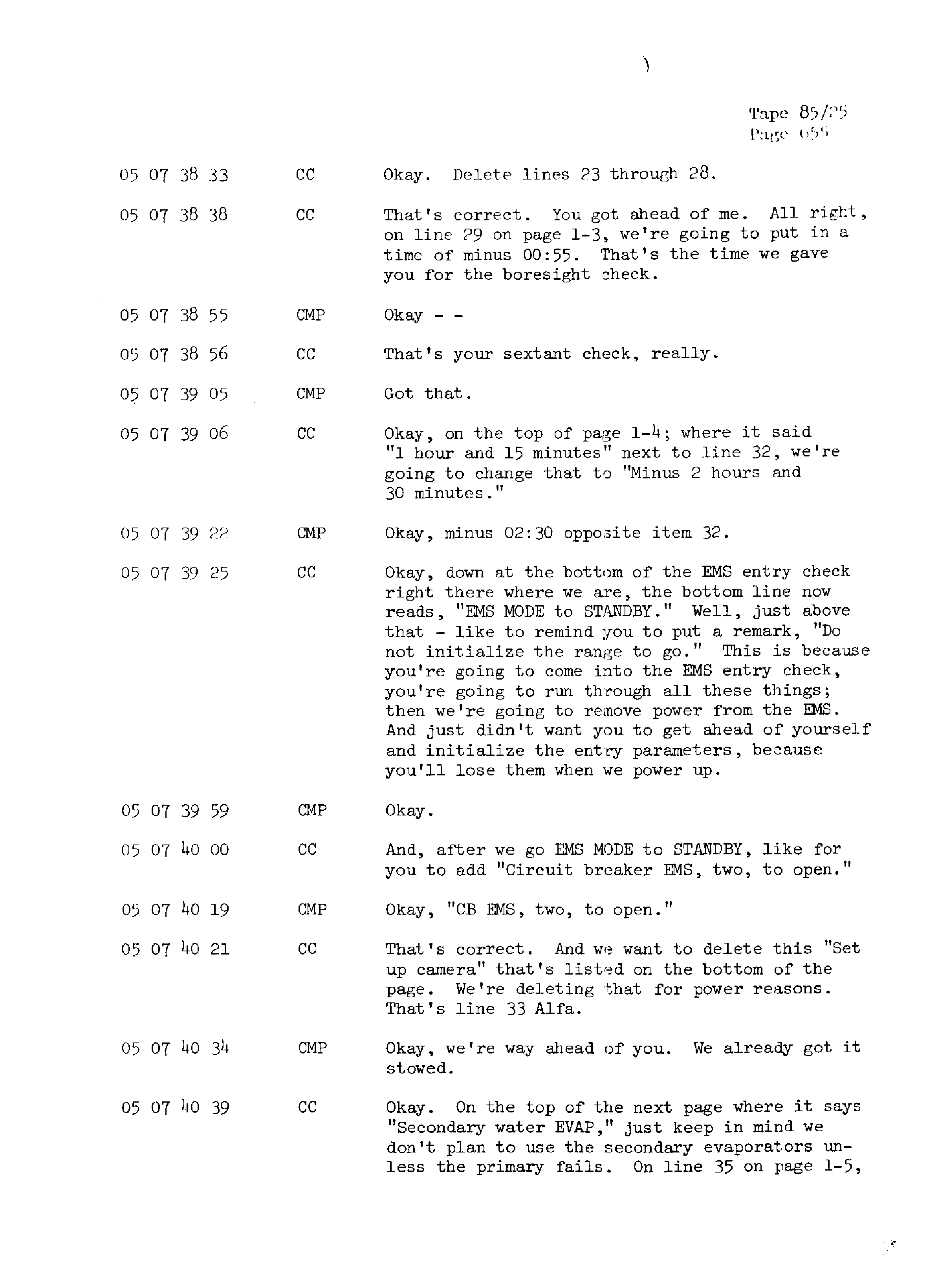 Page 662 of Apollo 13’s original transcript