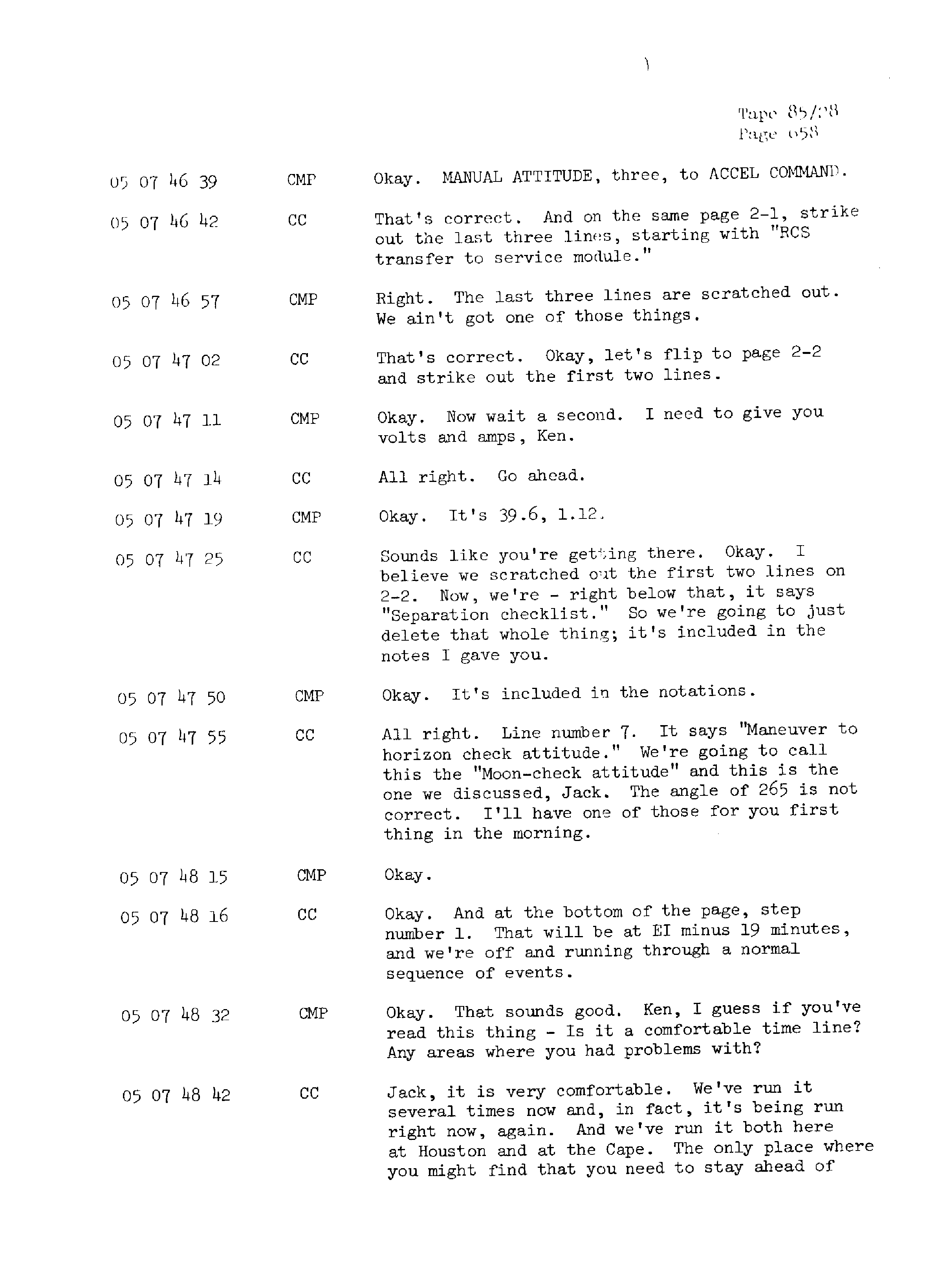 Page 665 of Apollo 13’s original transcript