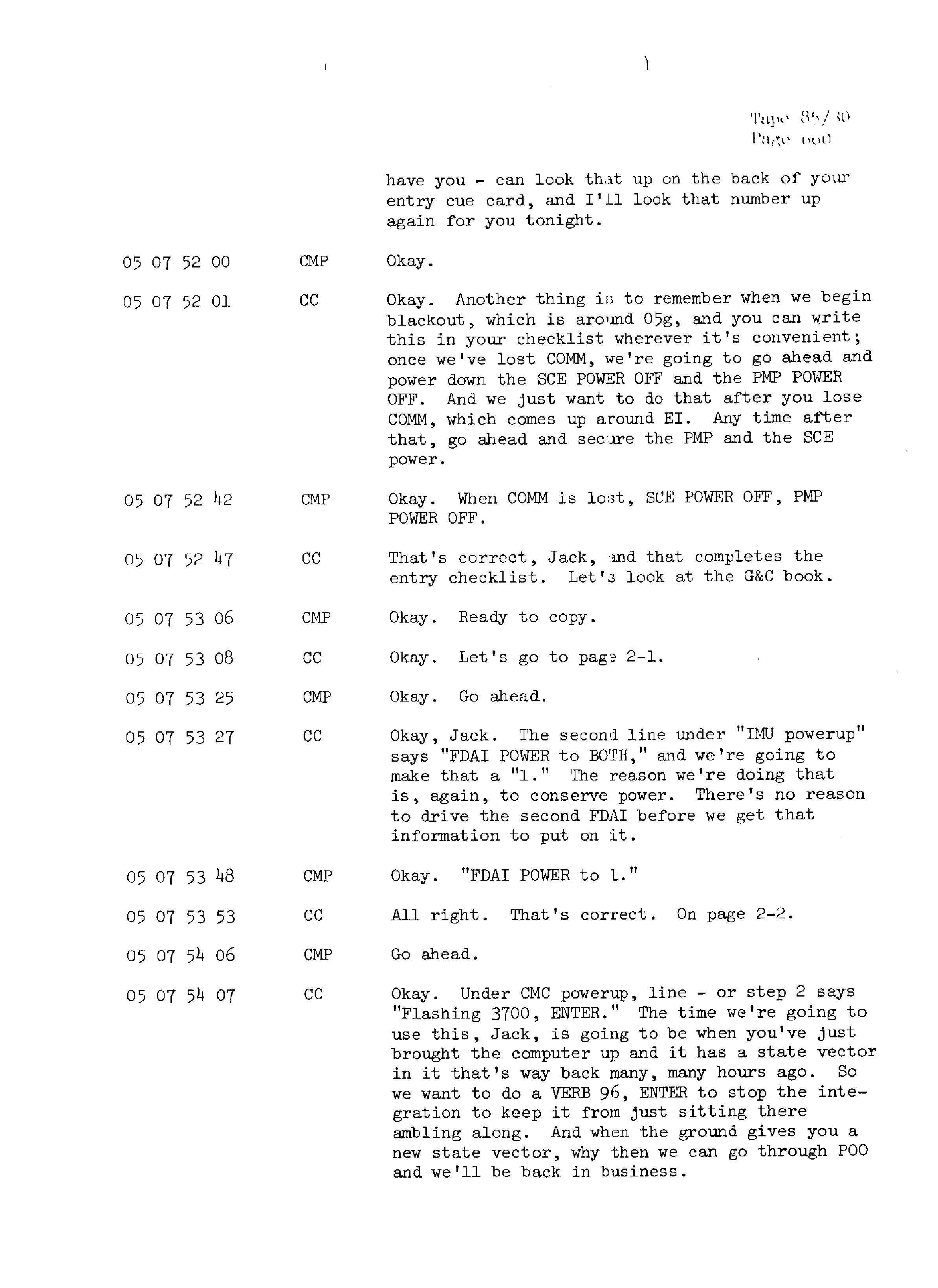 Page 667 of Apollo 13’s original transcript