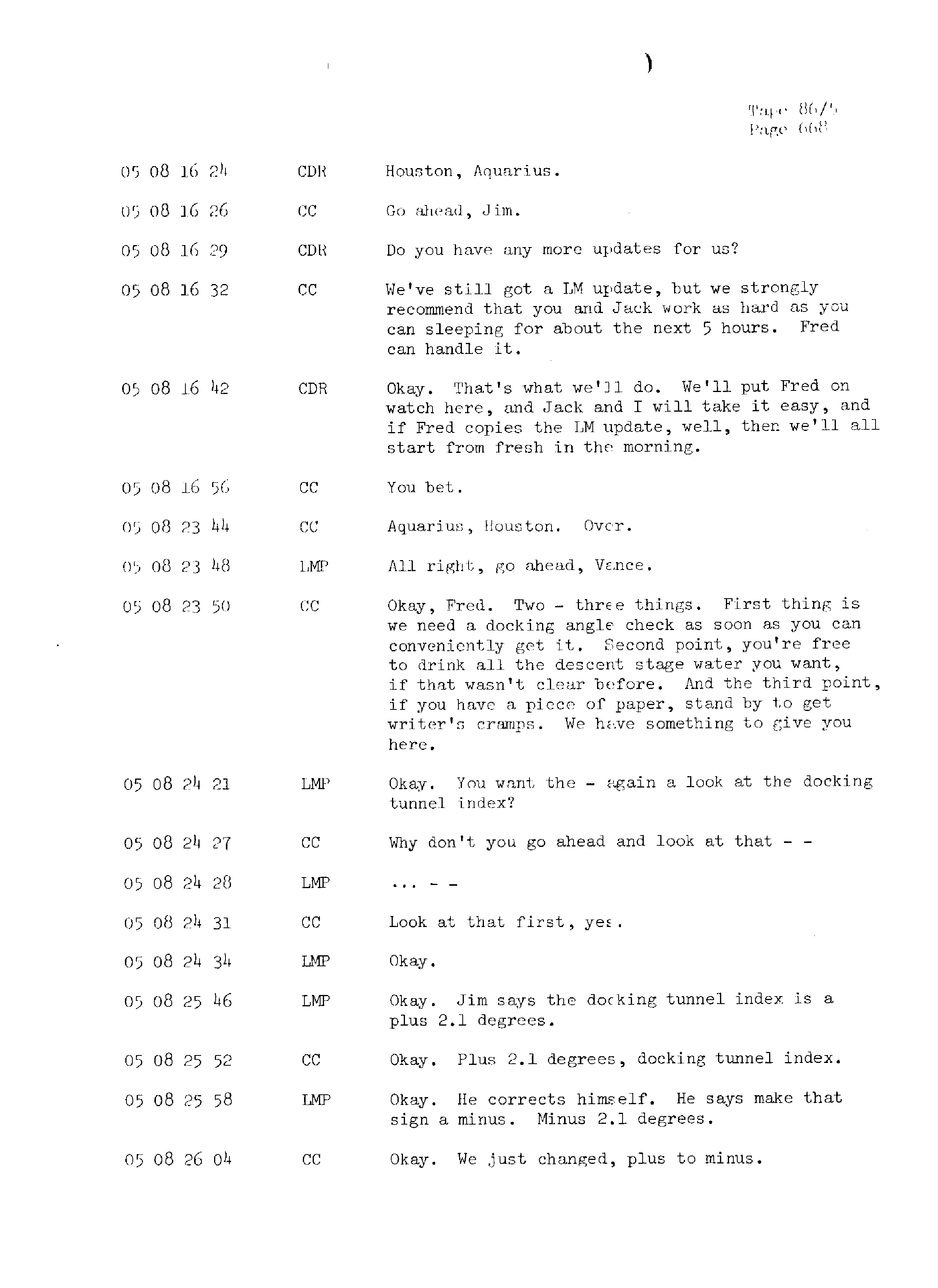 Page 675 of Apollo 13’s original transcript