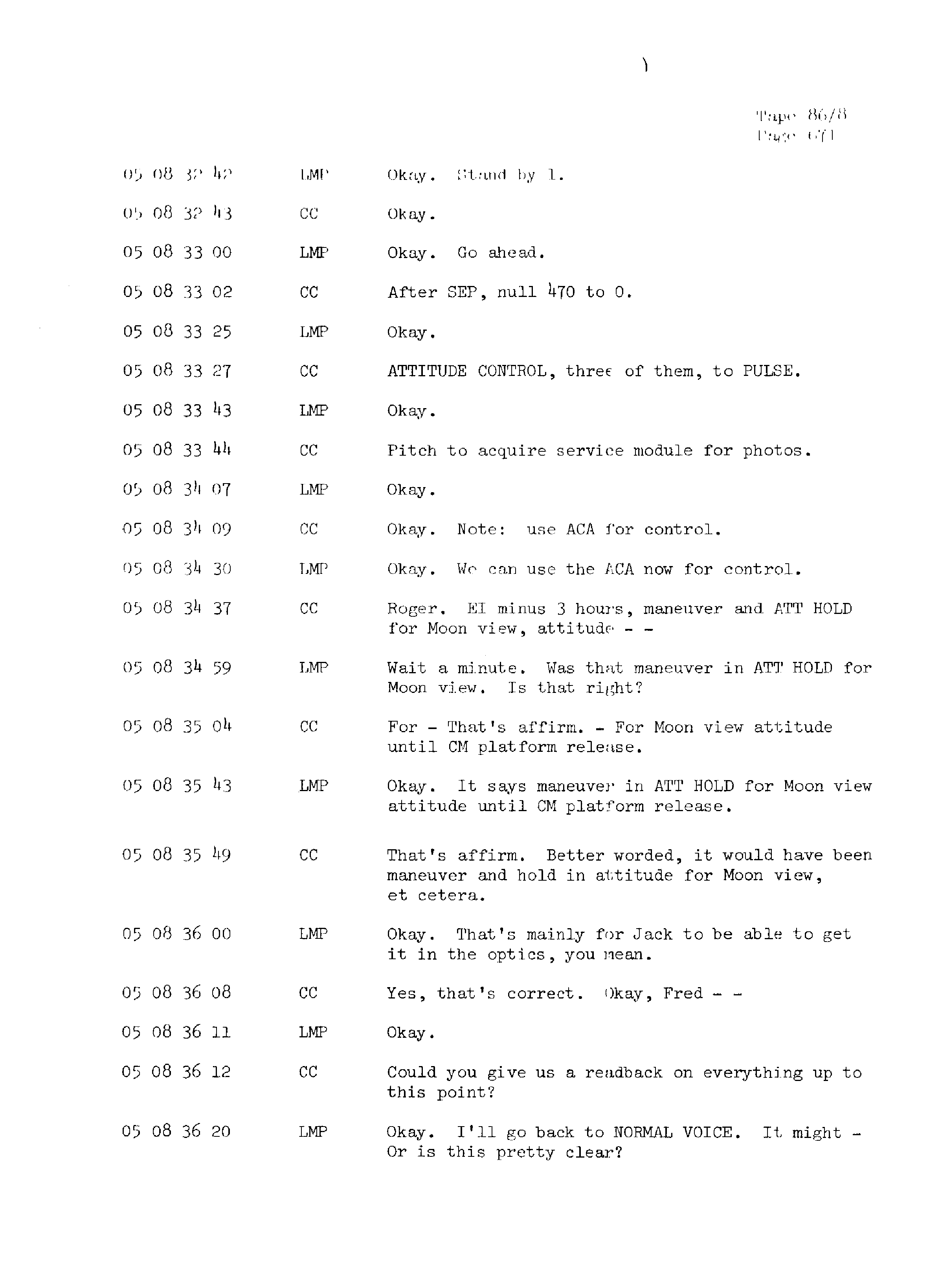 Page 678 of Apollo 13’s original transcript