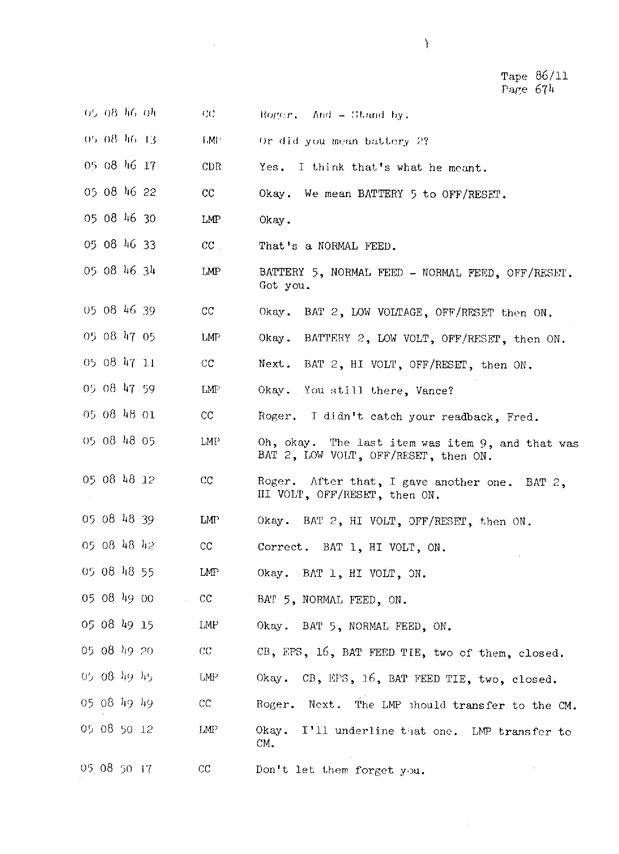Page 681 of Apollo 13’s original transcript