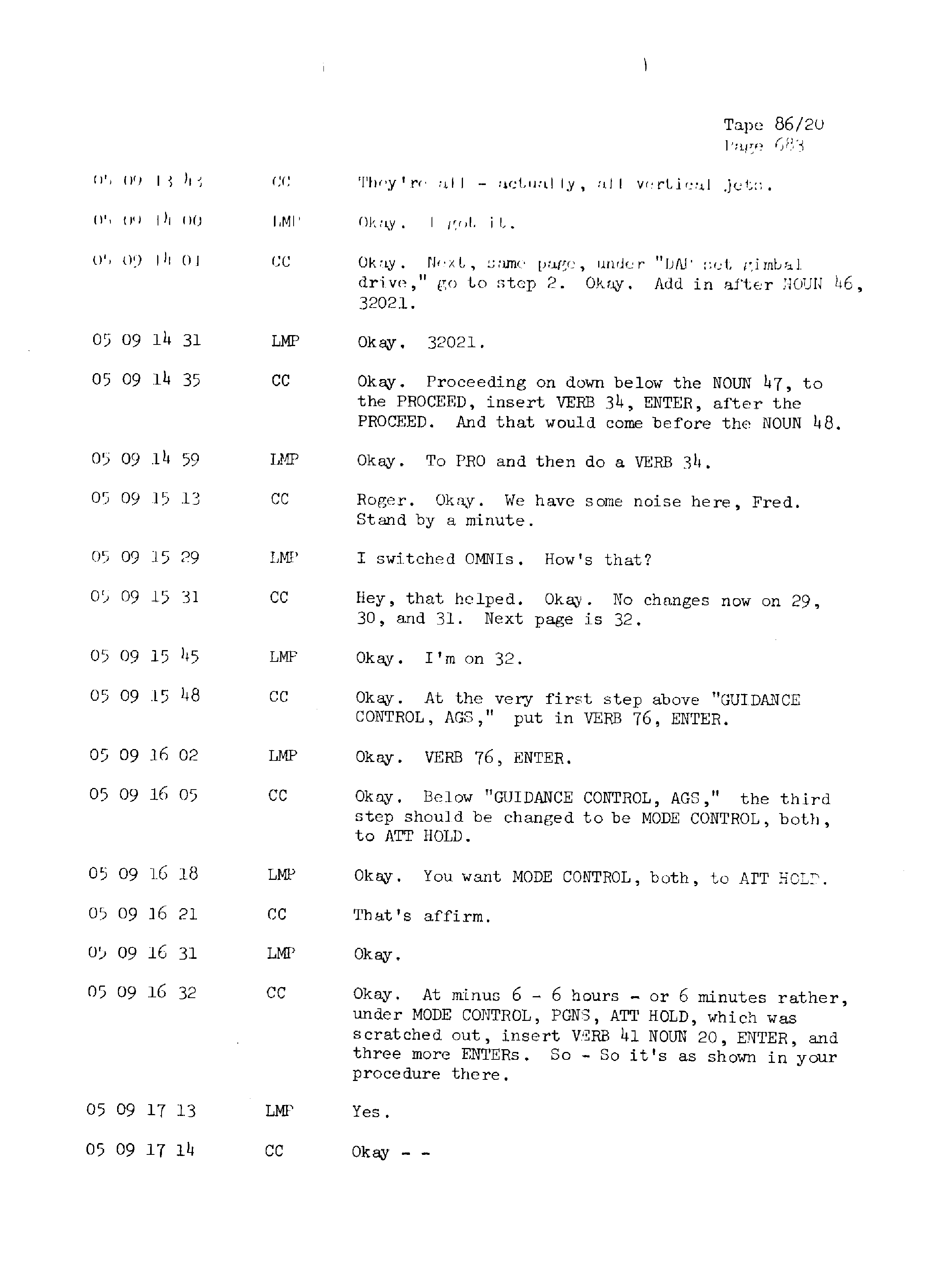 Page 690 of Apollo 13’s original transcript