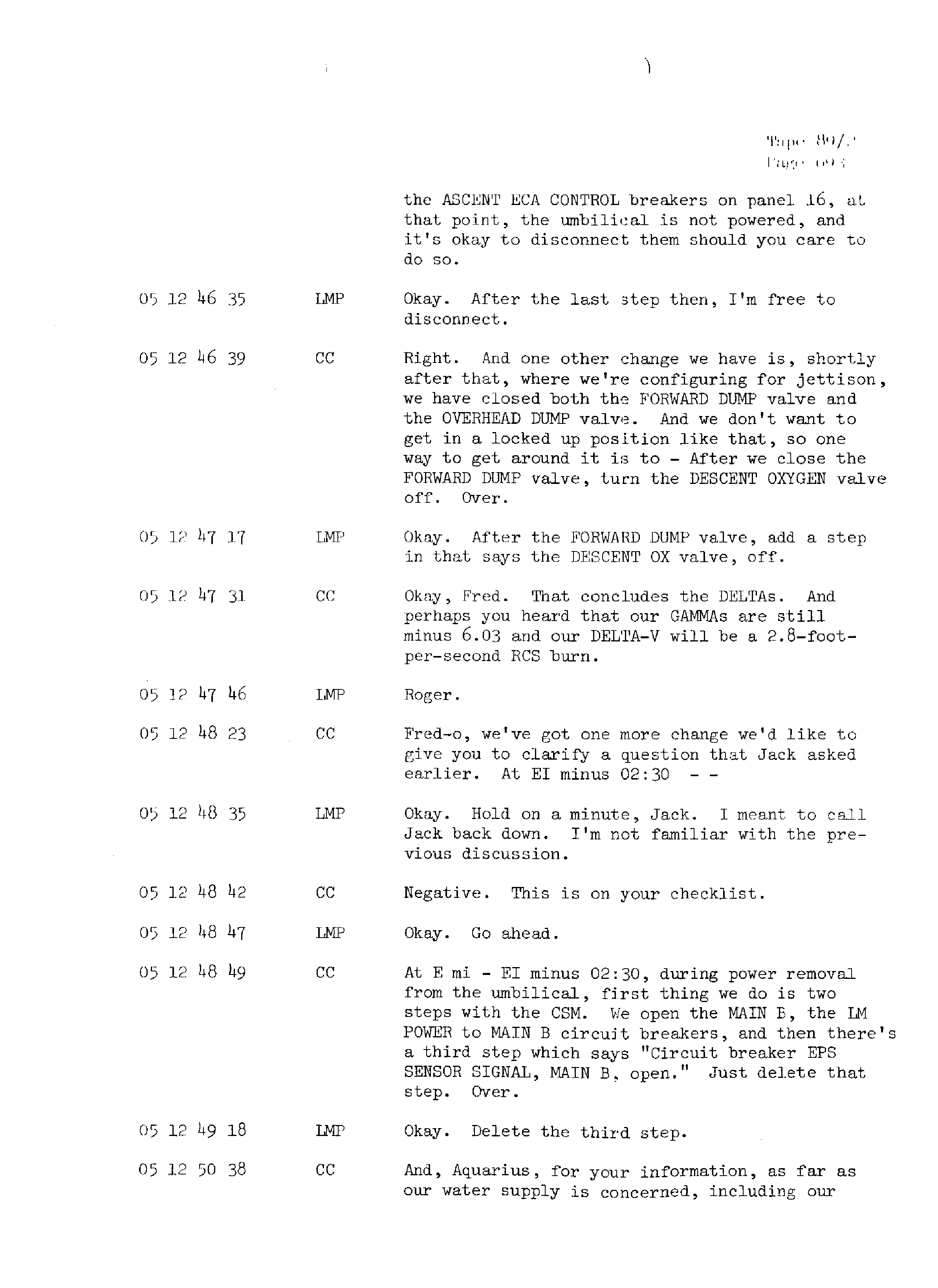 Page 700 of Apollo 13’s original transcript