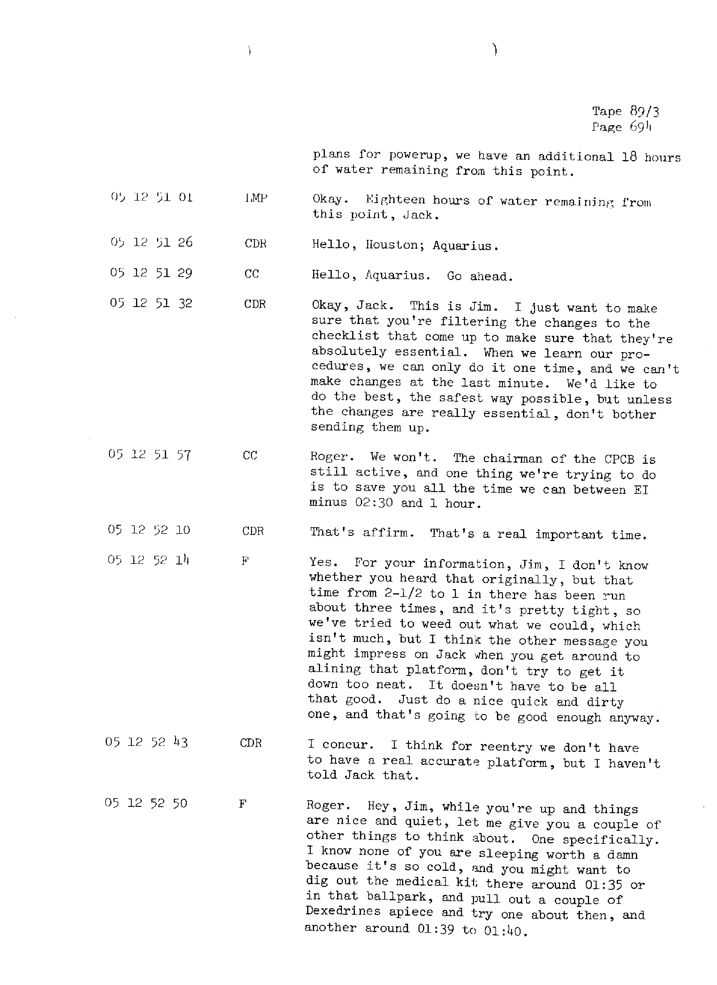 Page 701 of Apollo 13’s original transcript