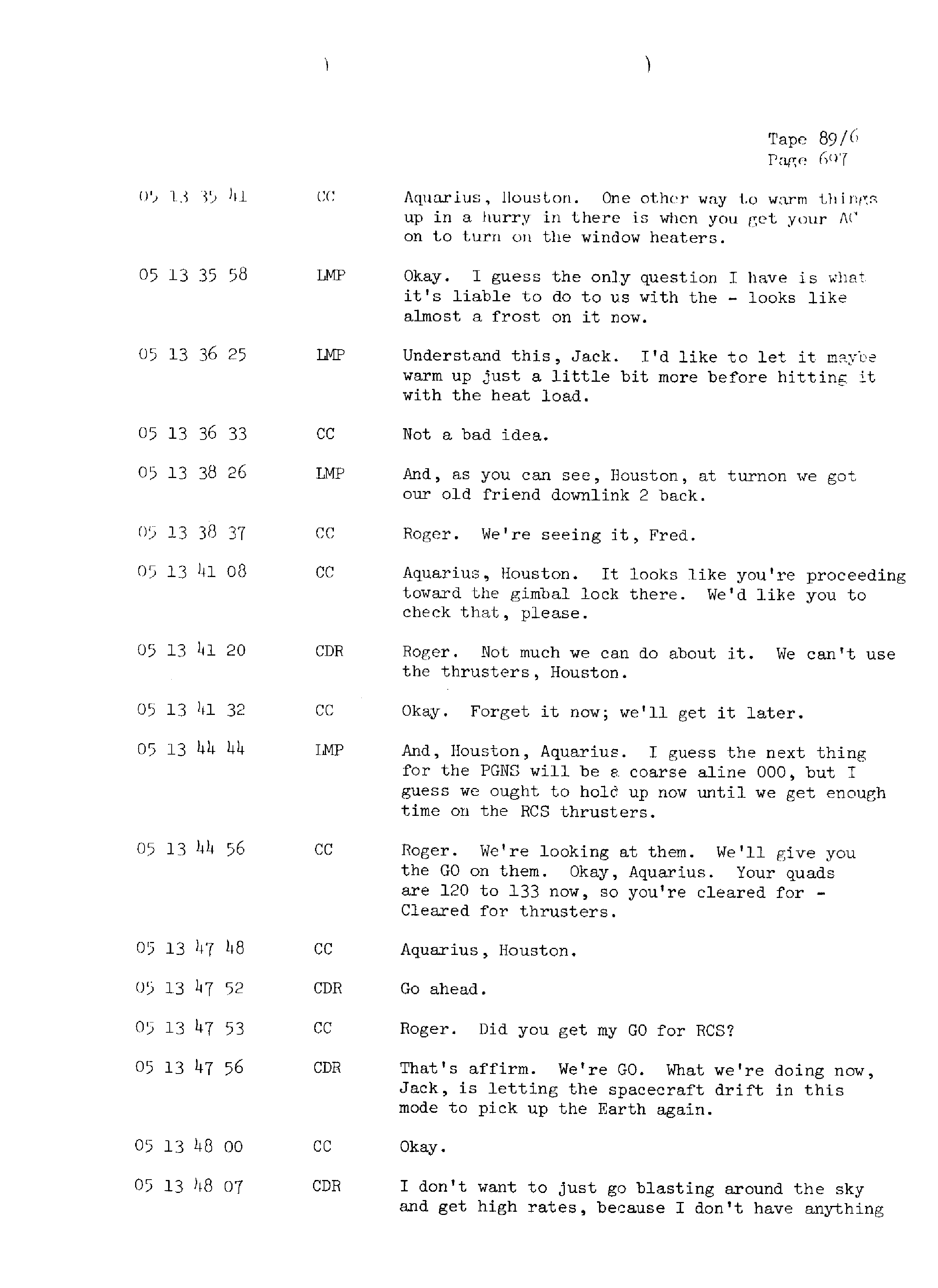 Page 704 of Apollo 13’s original transcript