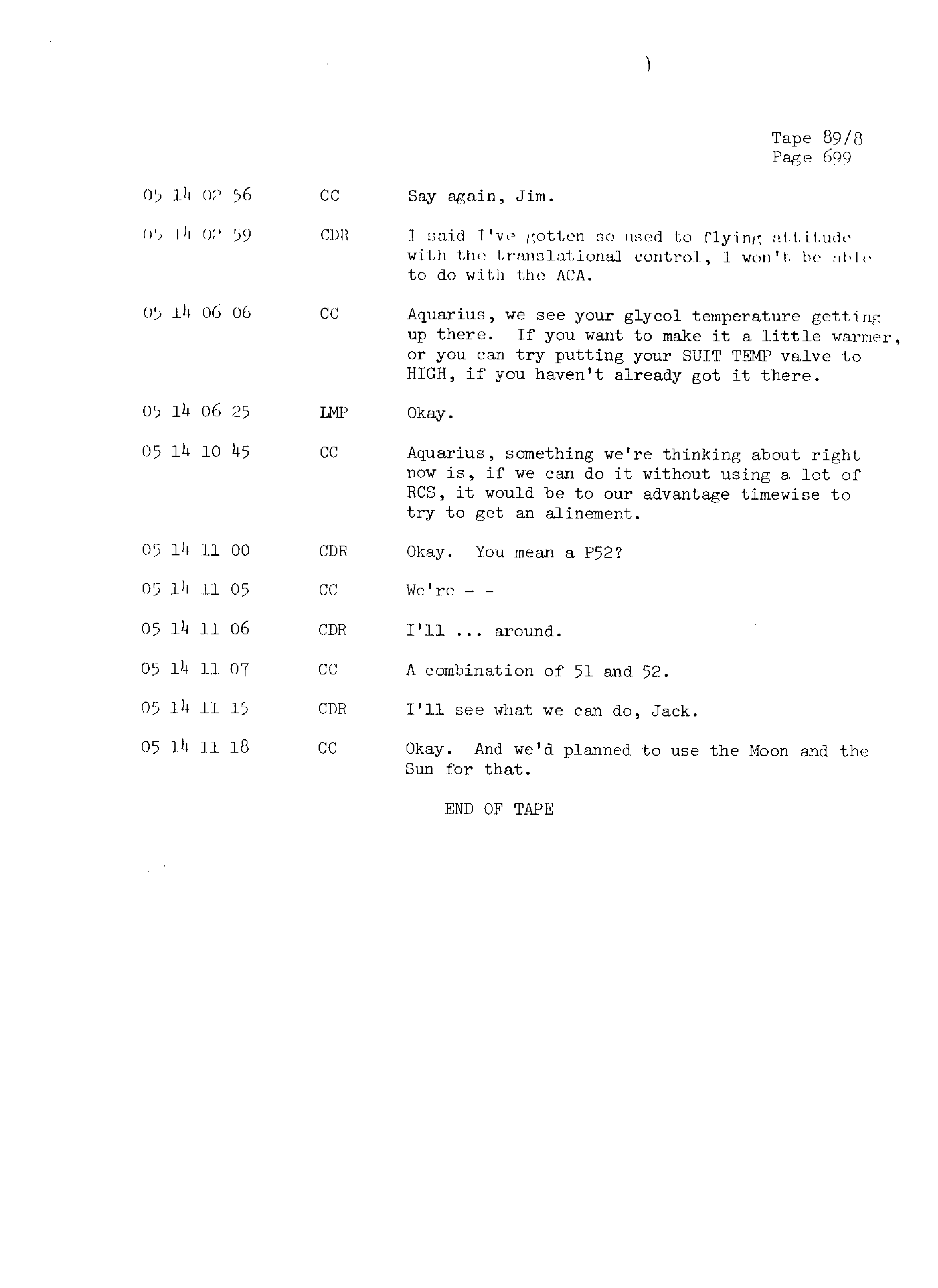 Page 706 of Apollo 13’s original transcript
