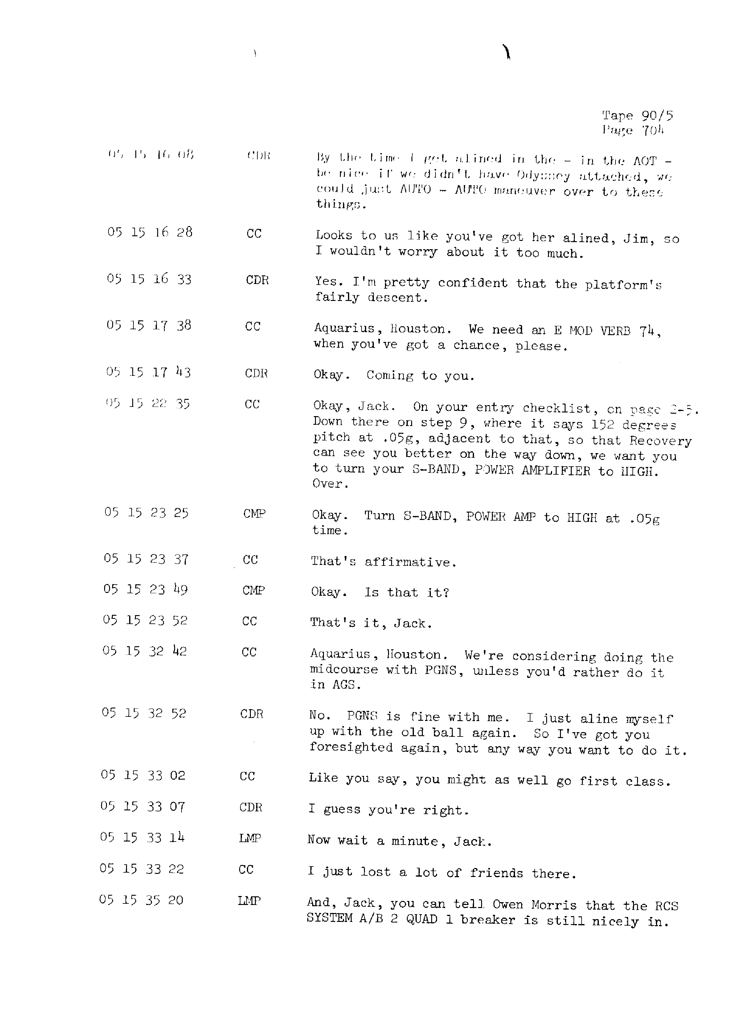 Page 711 of Apollo 13’s original transcript