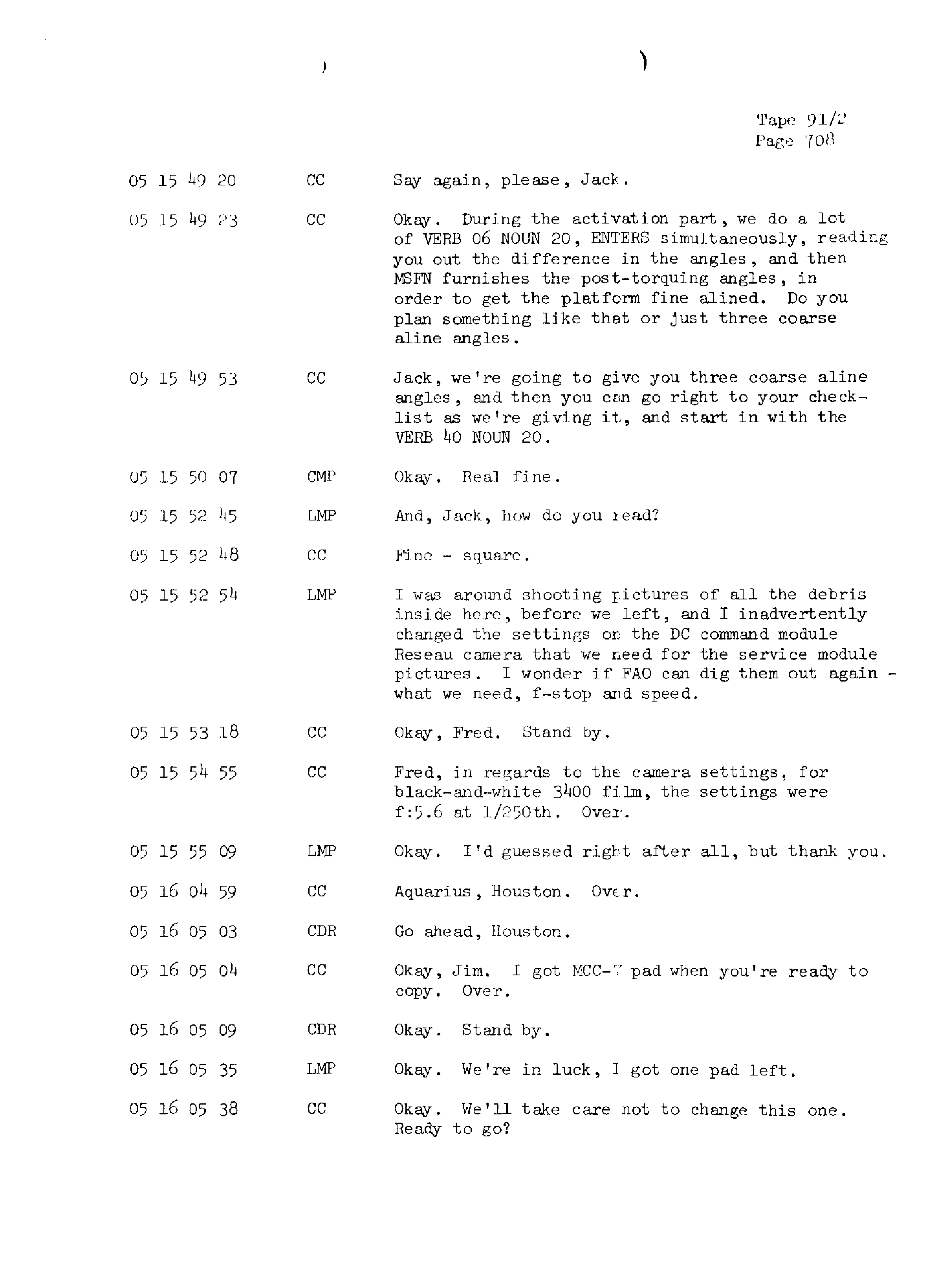 Page 715 of Apollo 13’s original transcript