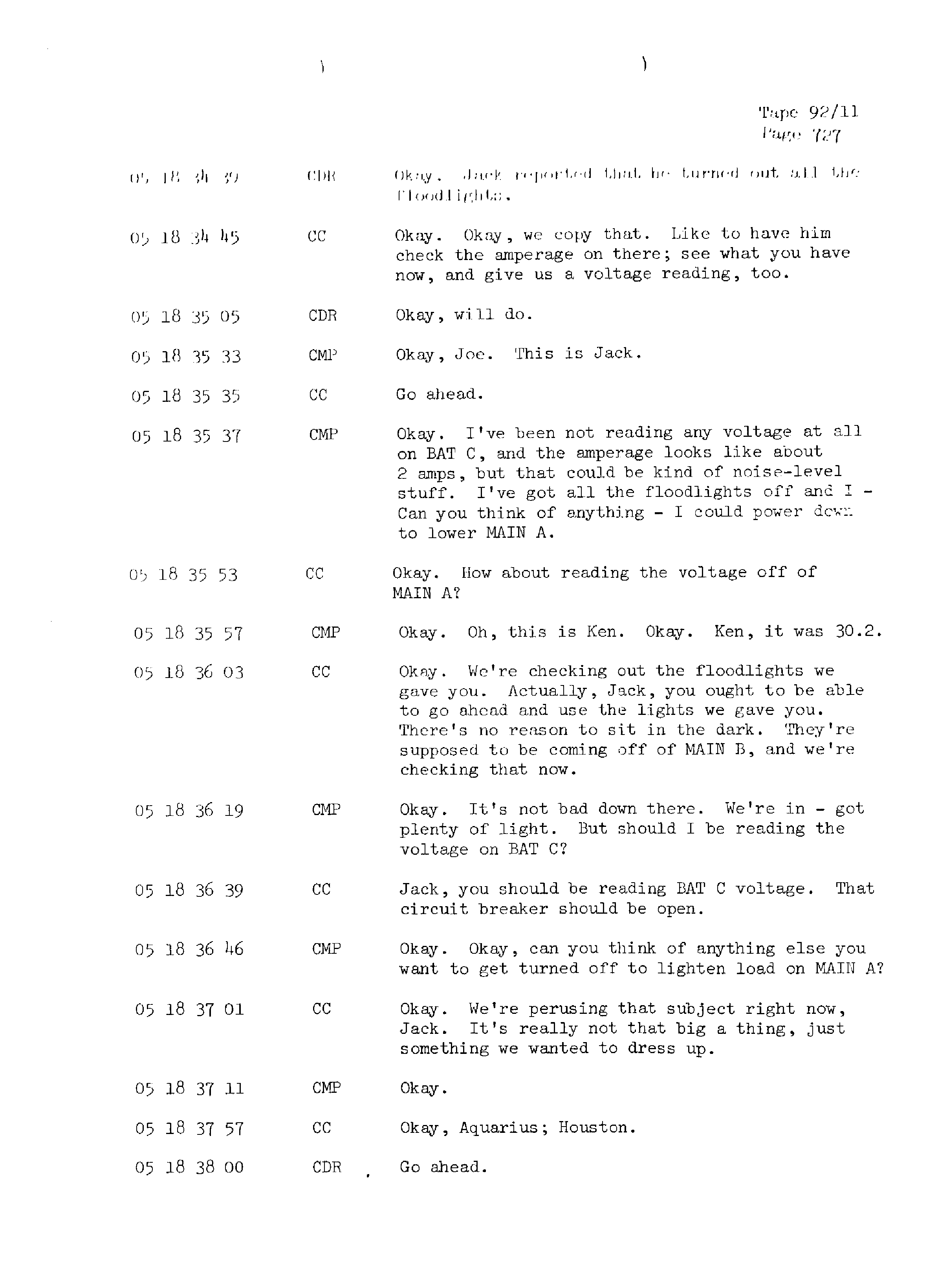 Page 734 of Apollo 13’s original transcript