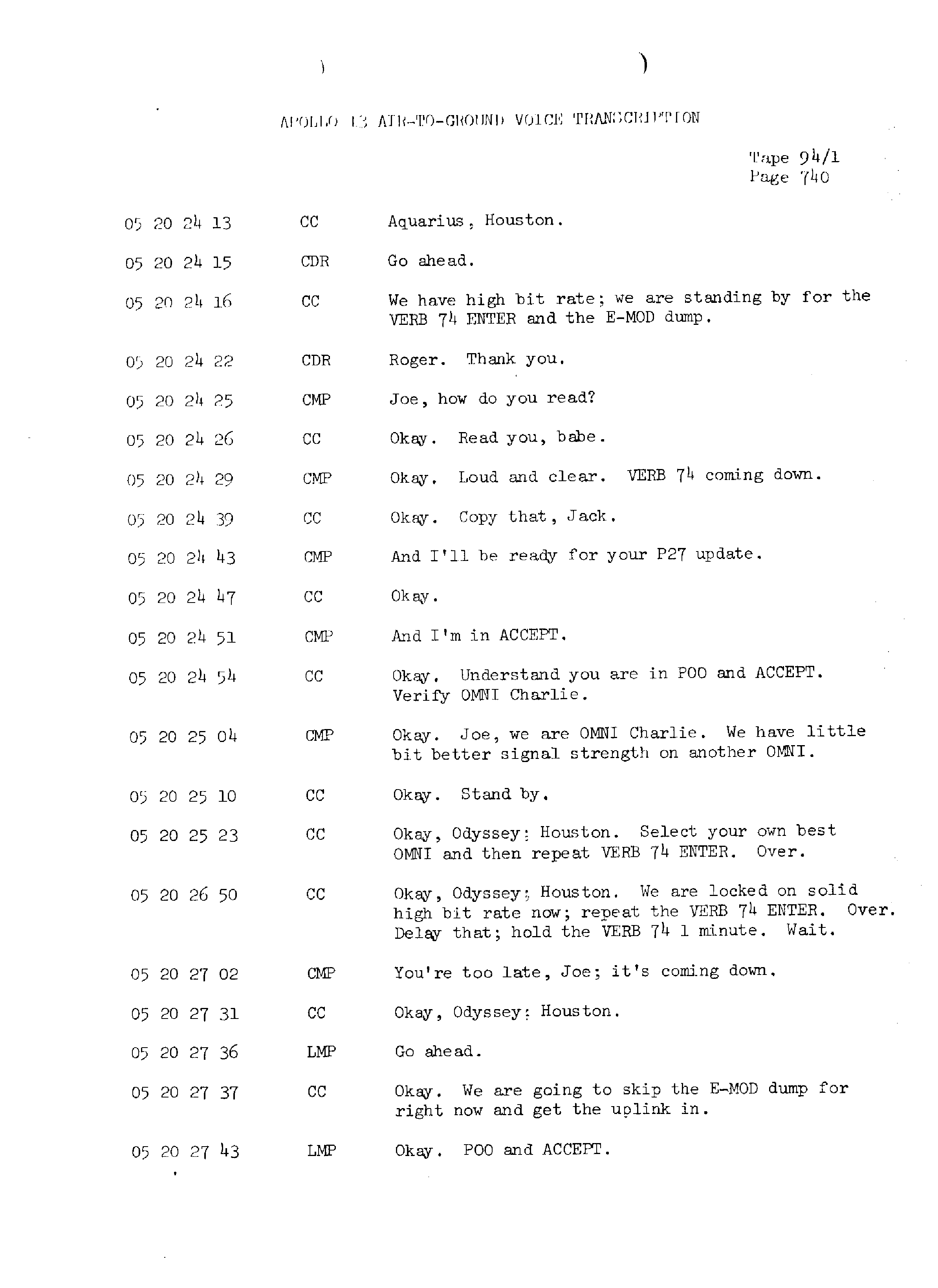 Page 747 of Apollo 13’s original transcript