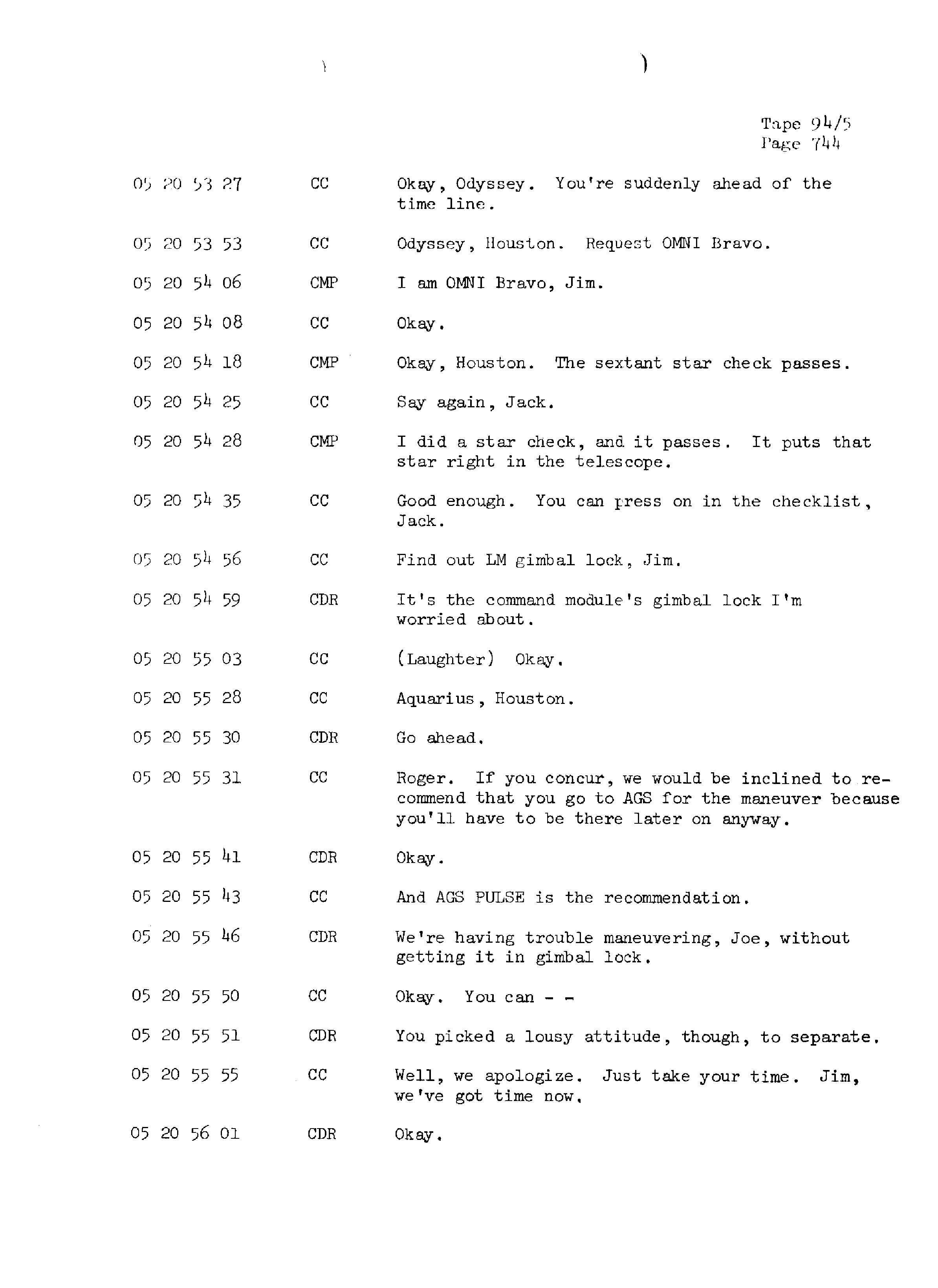 Page 751 of Apollo 13’s original transcript