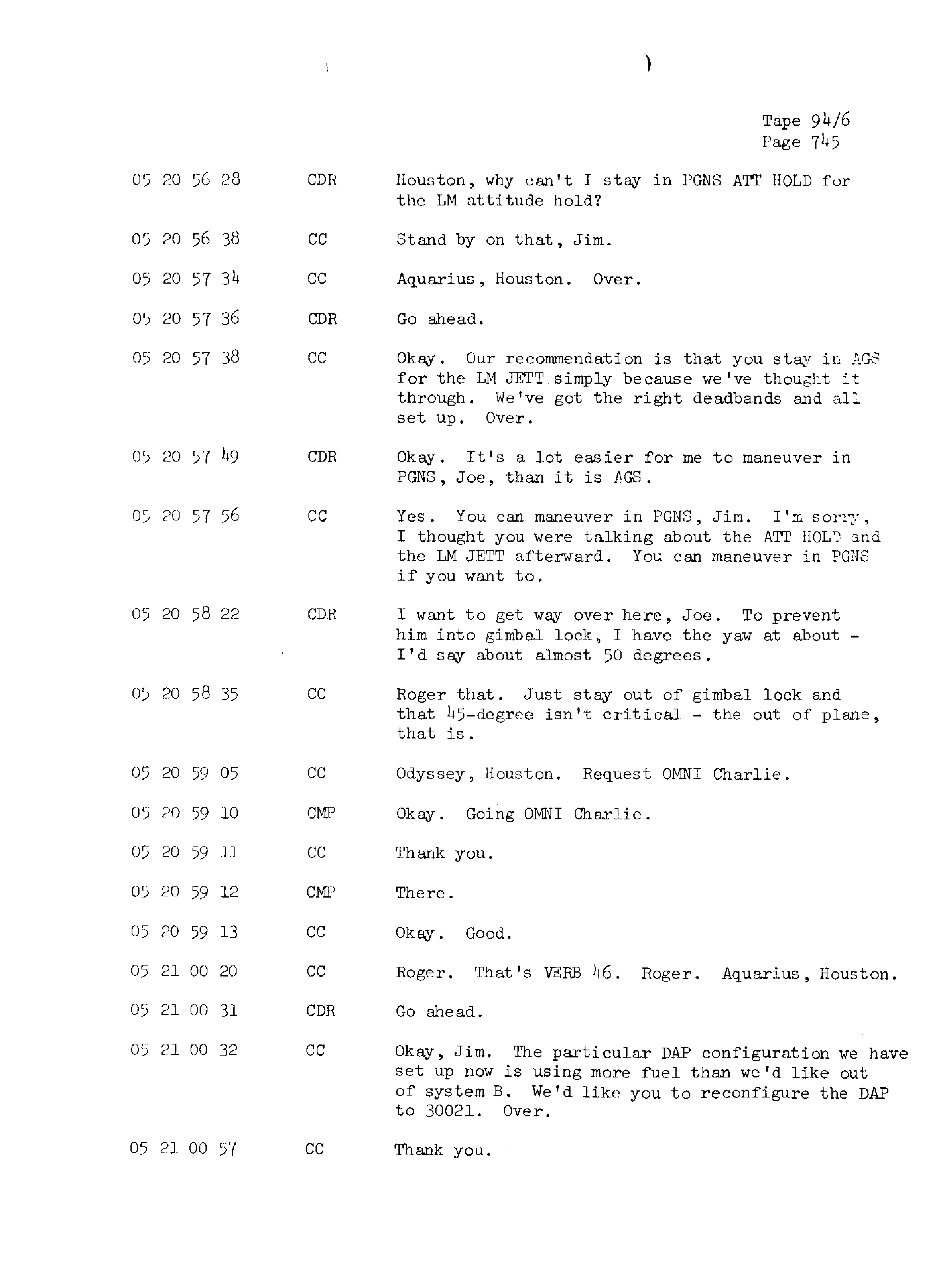 Page 752 of Apollo 13’s original transcript