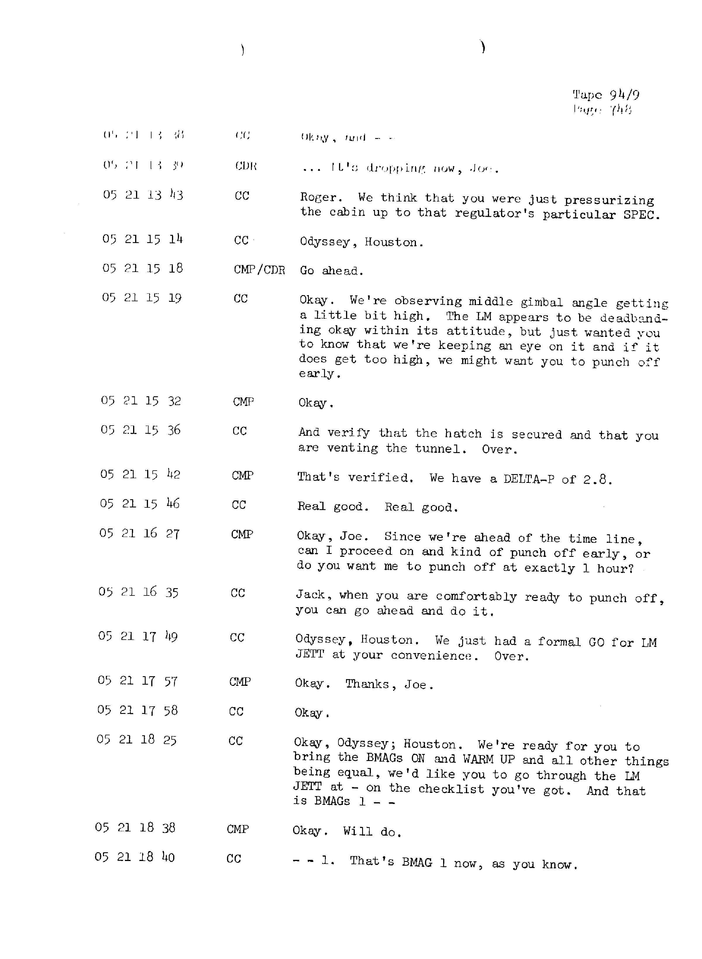 Page 755 of Apollo 13’s original transcript