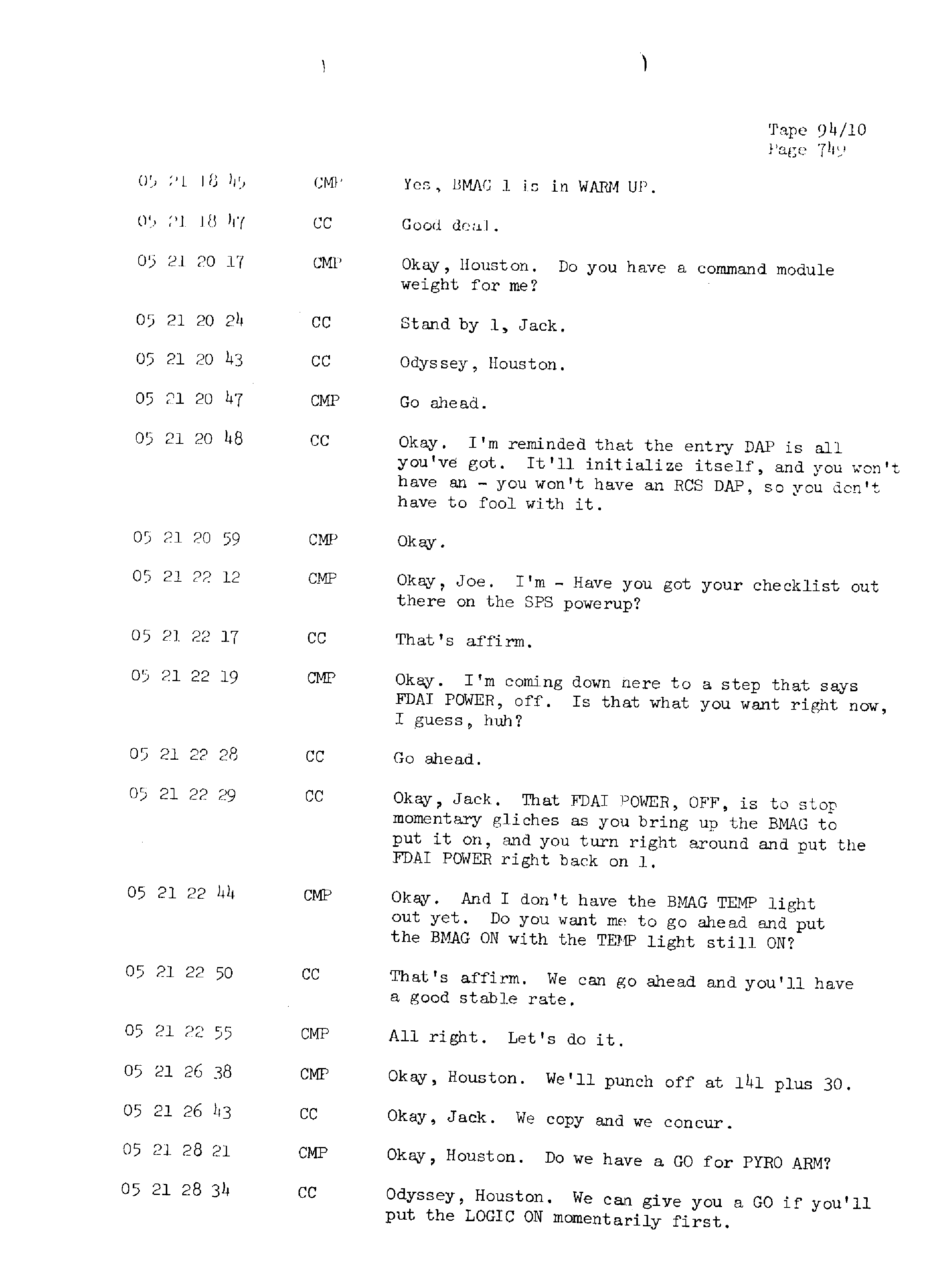 Page 756 of Apollo 13’s original transcript