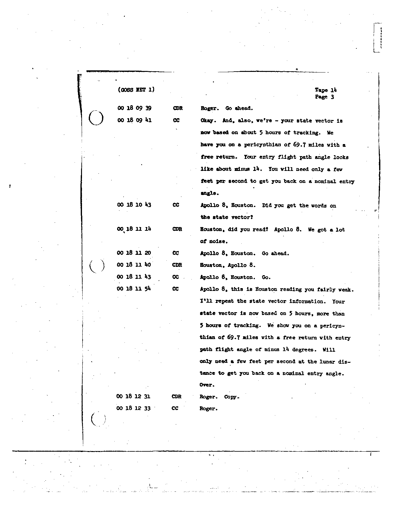 Page 124 of Apollo 8’s original transcript