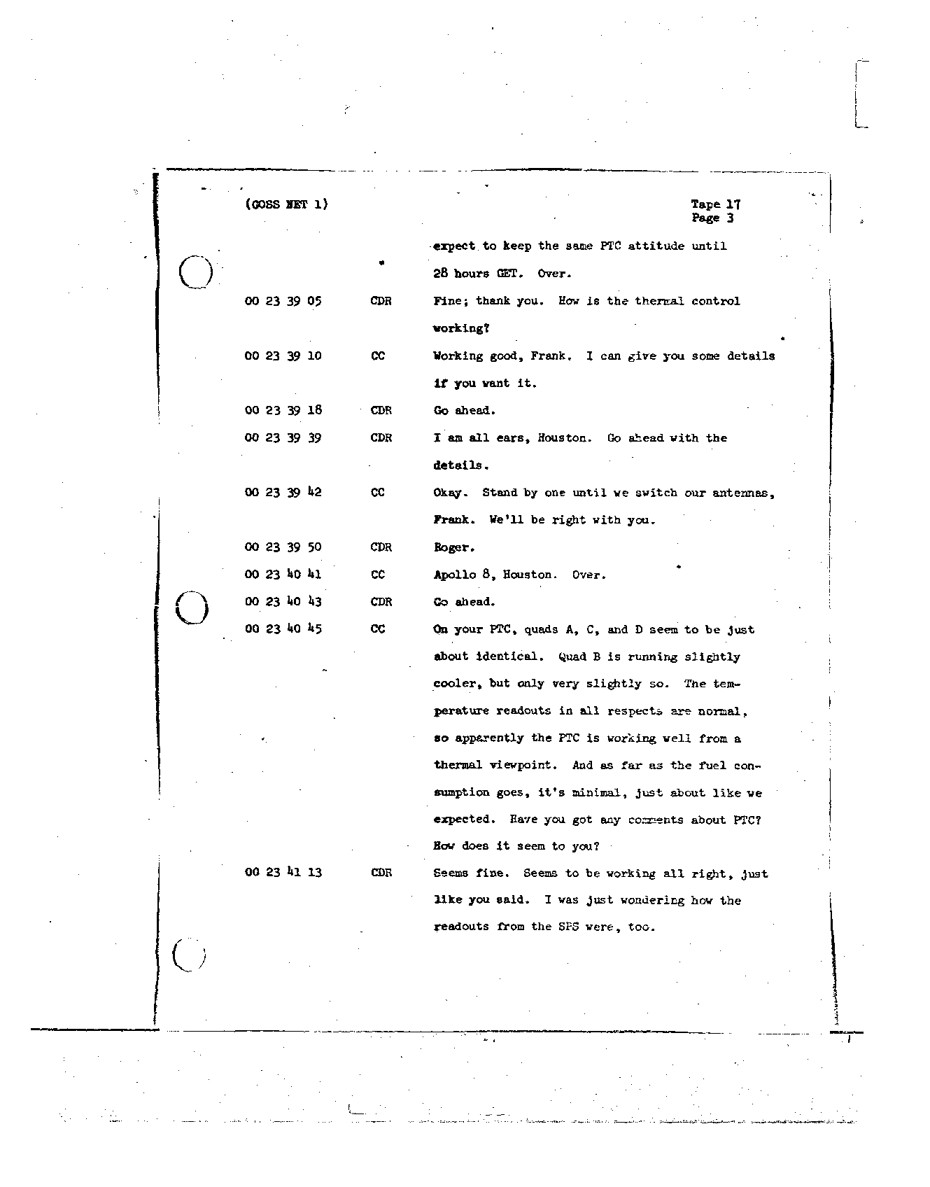 Page 134 of Apollo 8’s original transcript