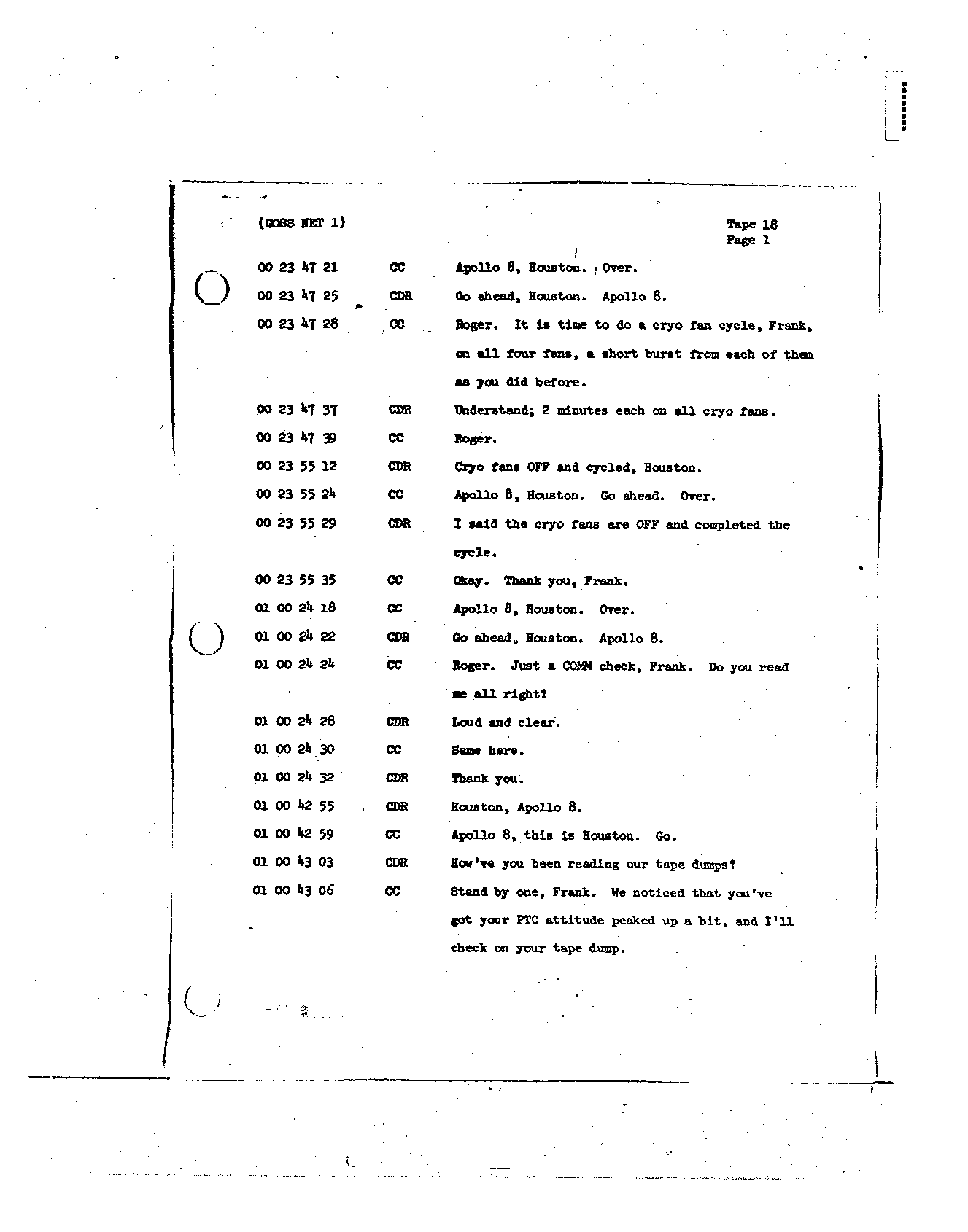 Page 136 of Apollo 8’s original transcript