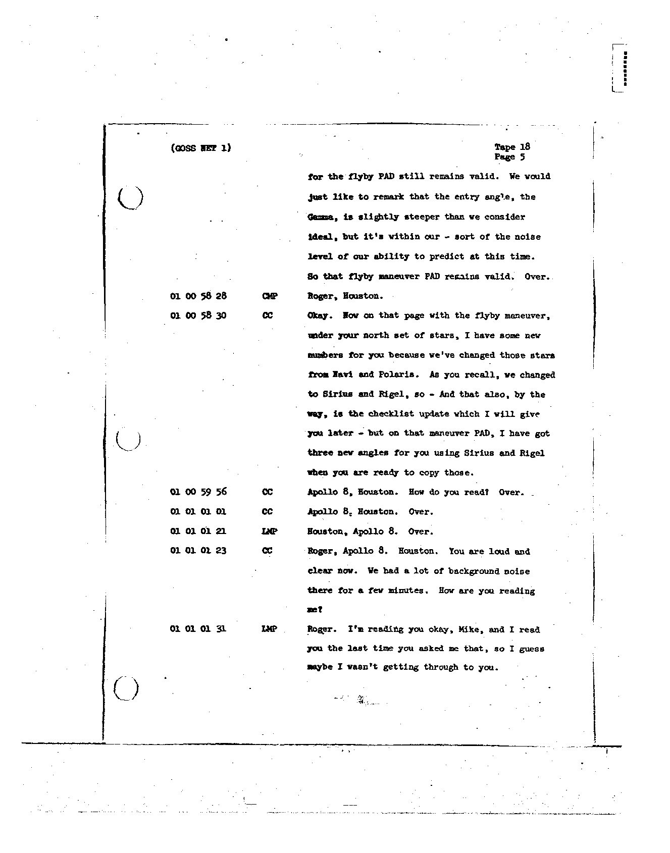 Page 140 of Apollo 8’s original transcript