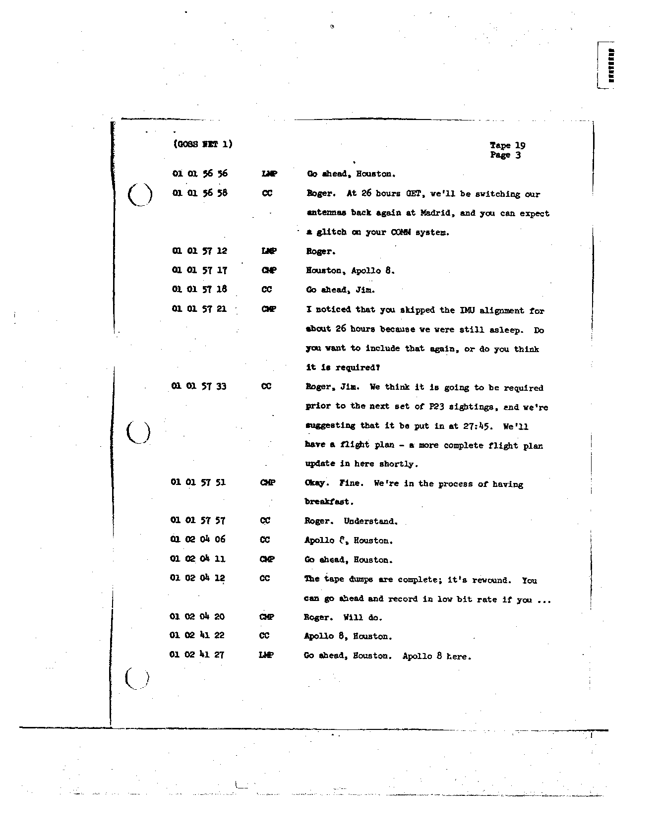 Page 150 of Apollo 8’s original transcript