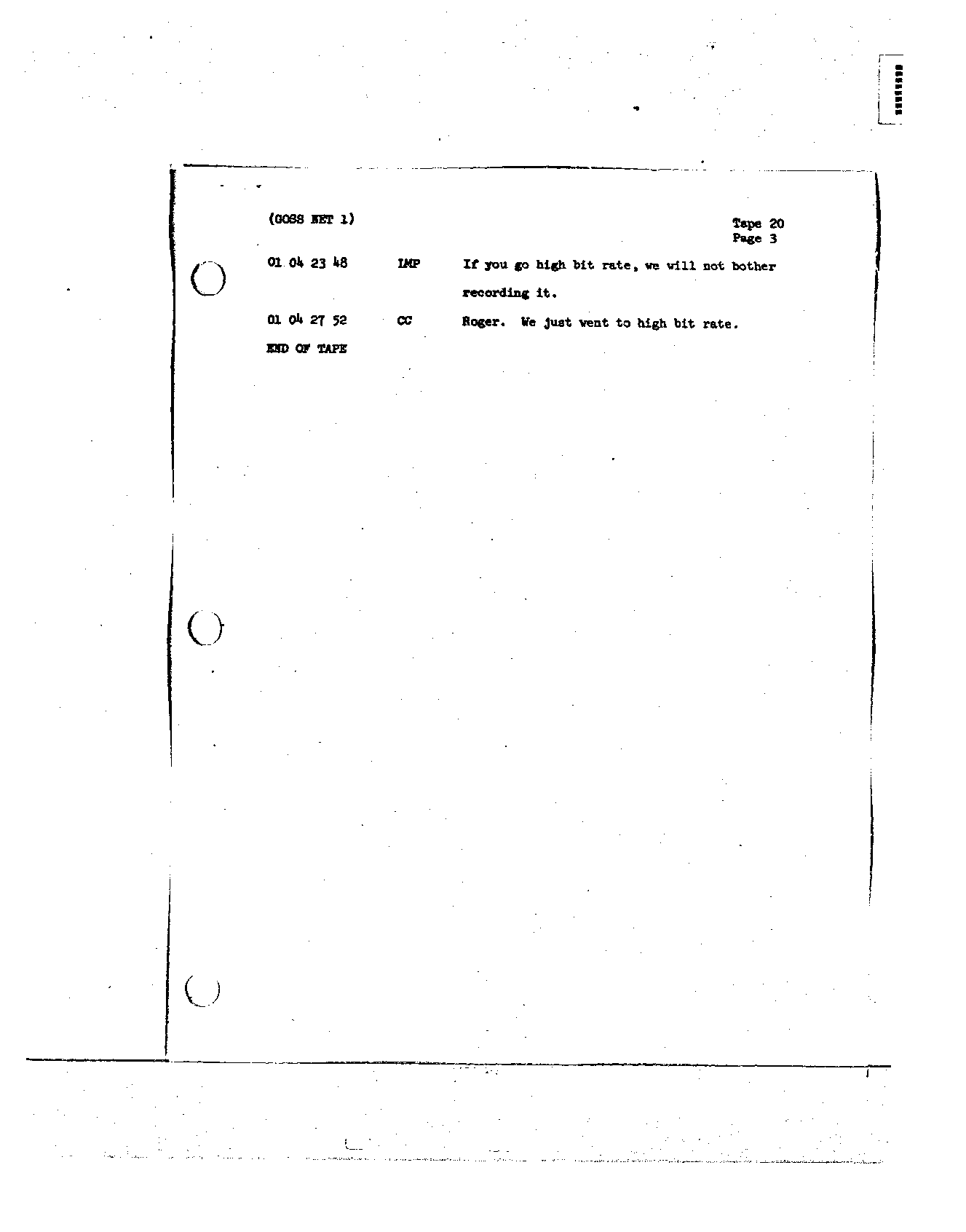 Page 156 of Apollo 8’s original transcript