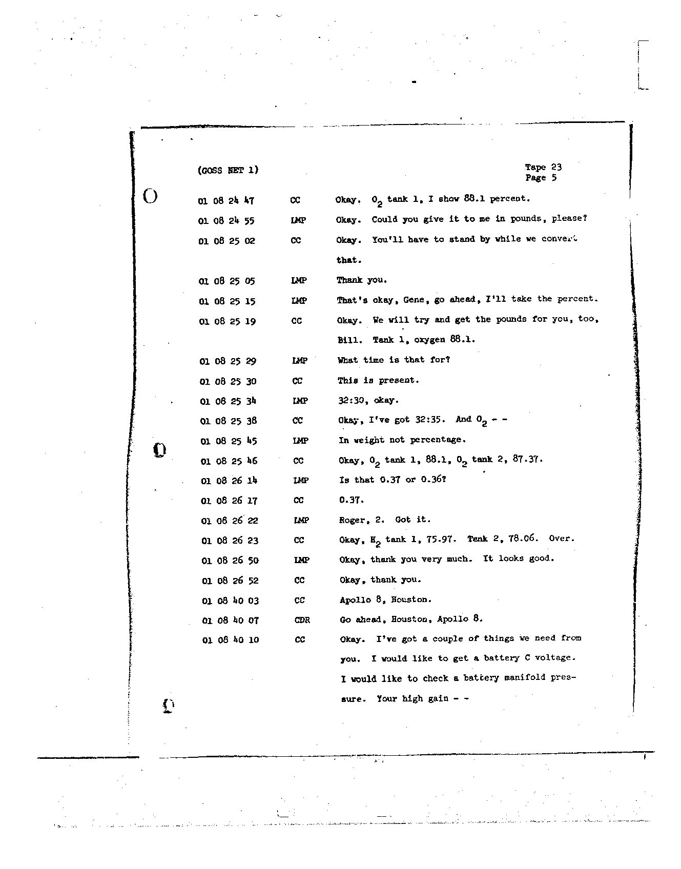 Page 181 of Apollo 8’s original transcript