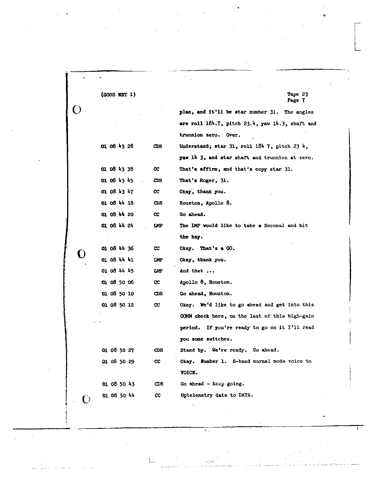 Page 183 of Apollo 8’s original transcript