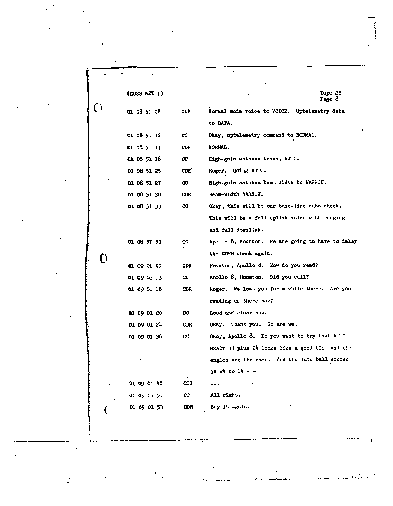 Page 184 of Apollo 8’s original transcript
