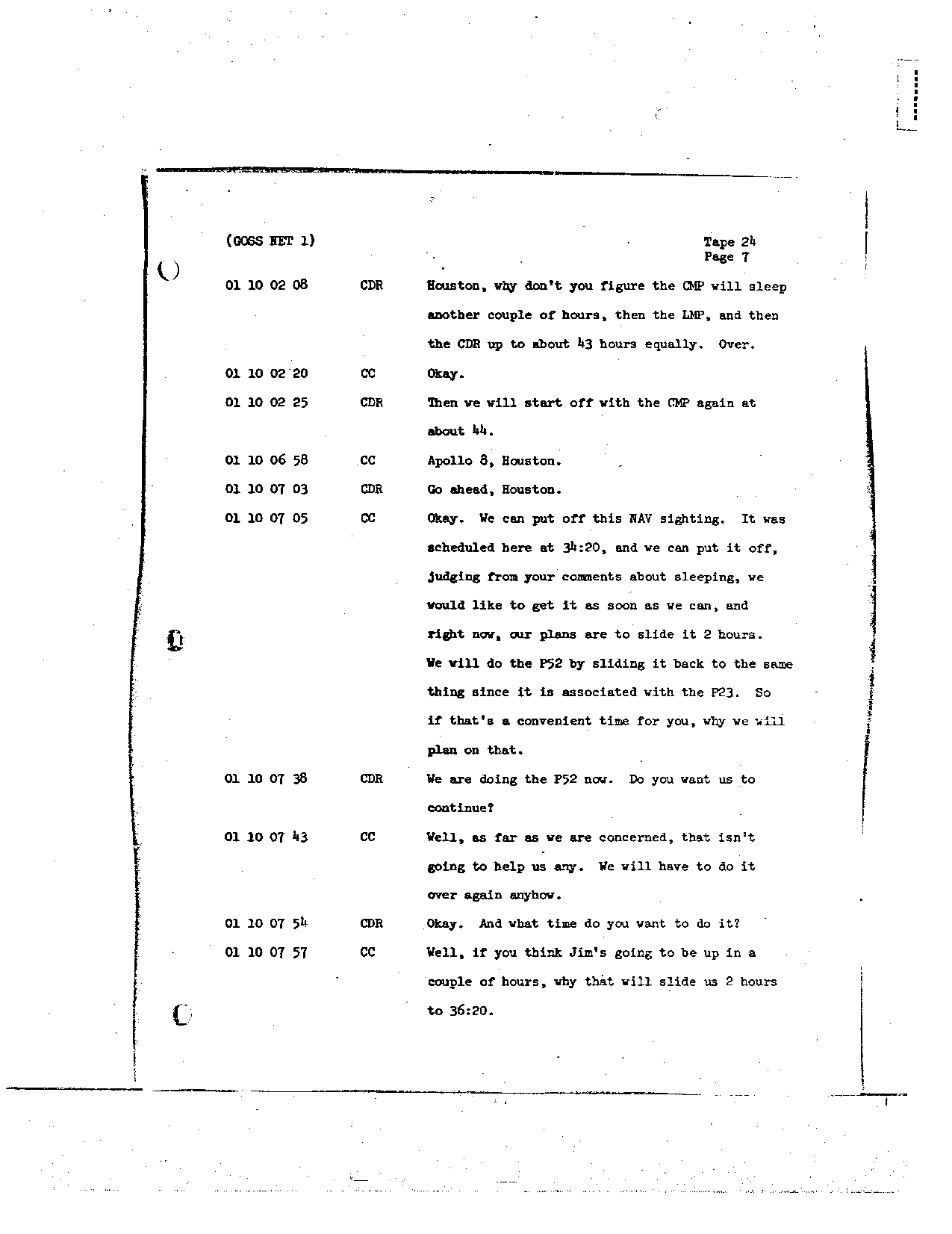 Page 192 of Apollo 8’s original transcript