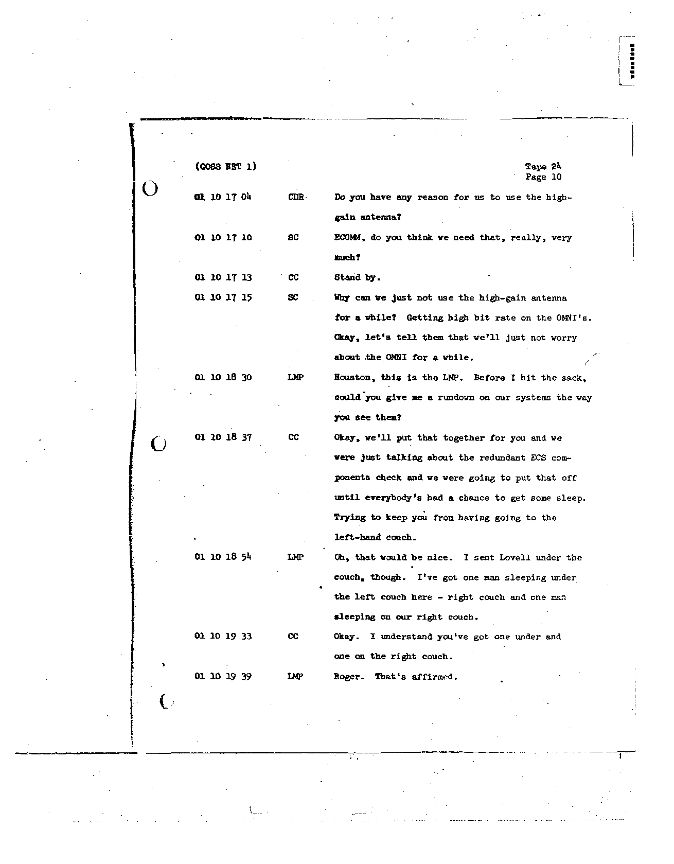Page 195 of Apollo 8’s original transcript