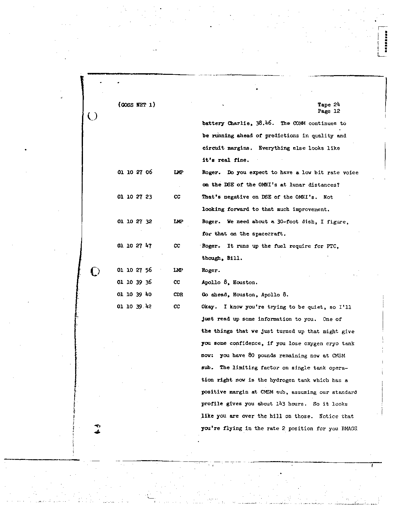 Page 197 of Apollo 8’s original transcript