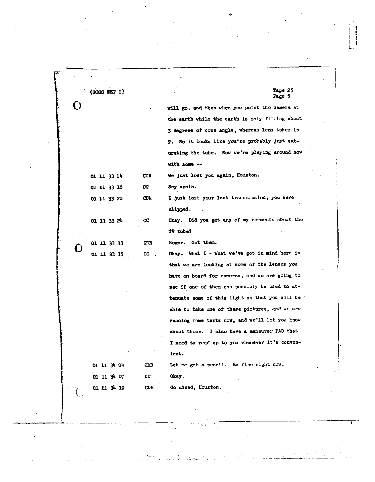 Page 203 of Apollo 8’s original transcript