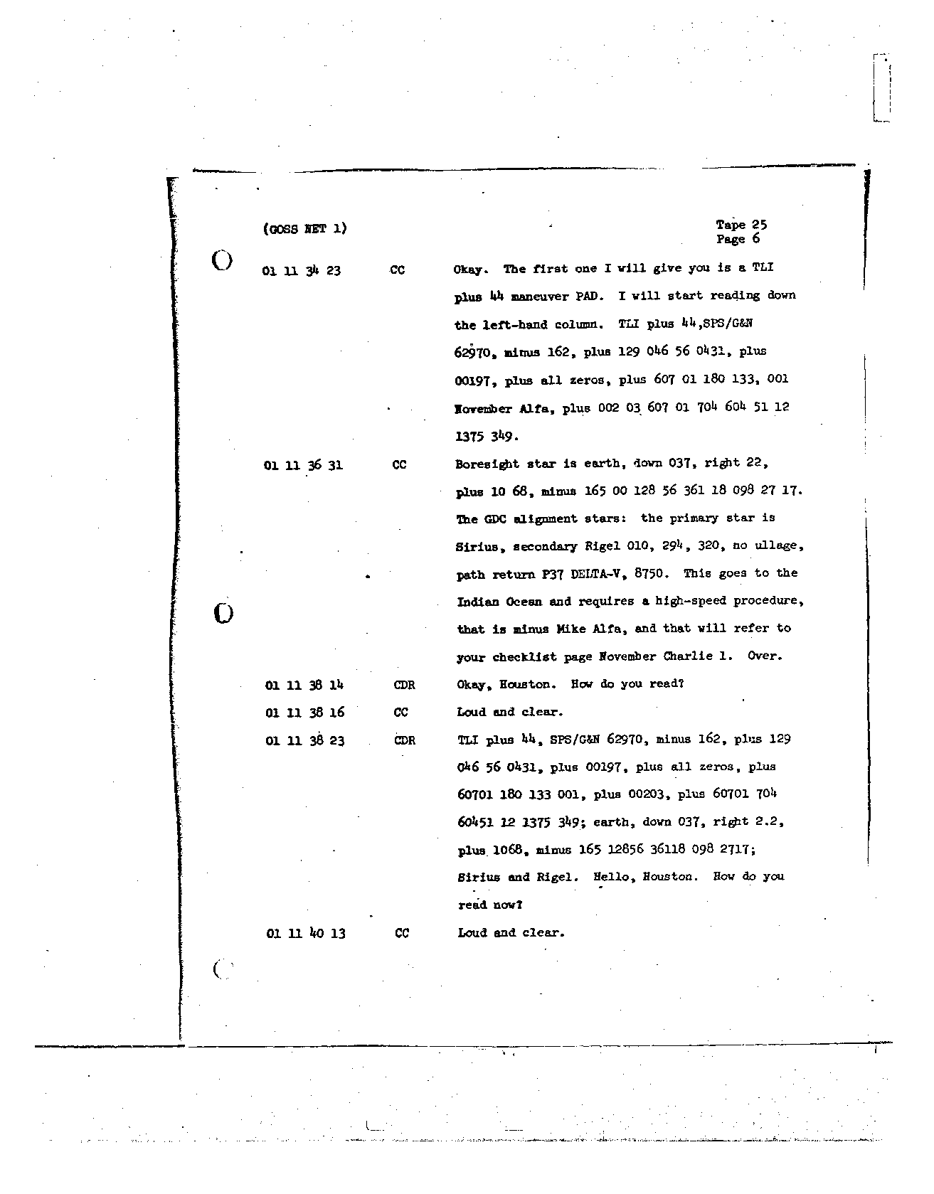 Page 204 of Apollo 8’s original transcript