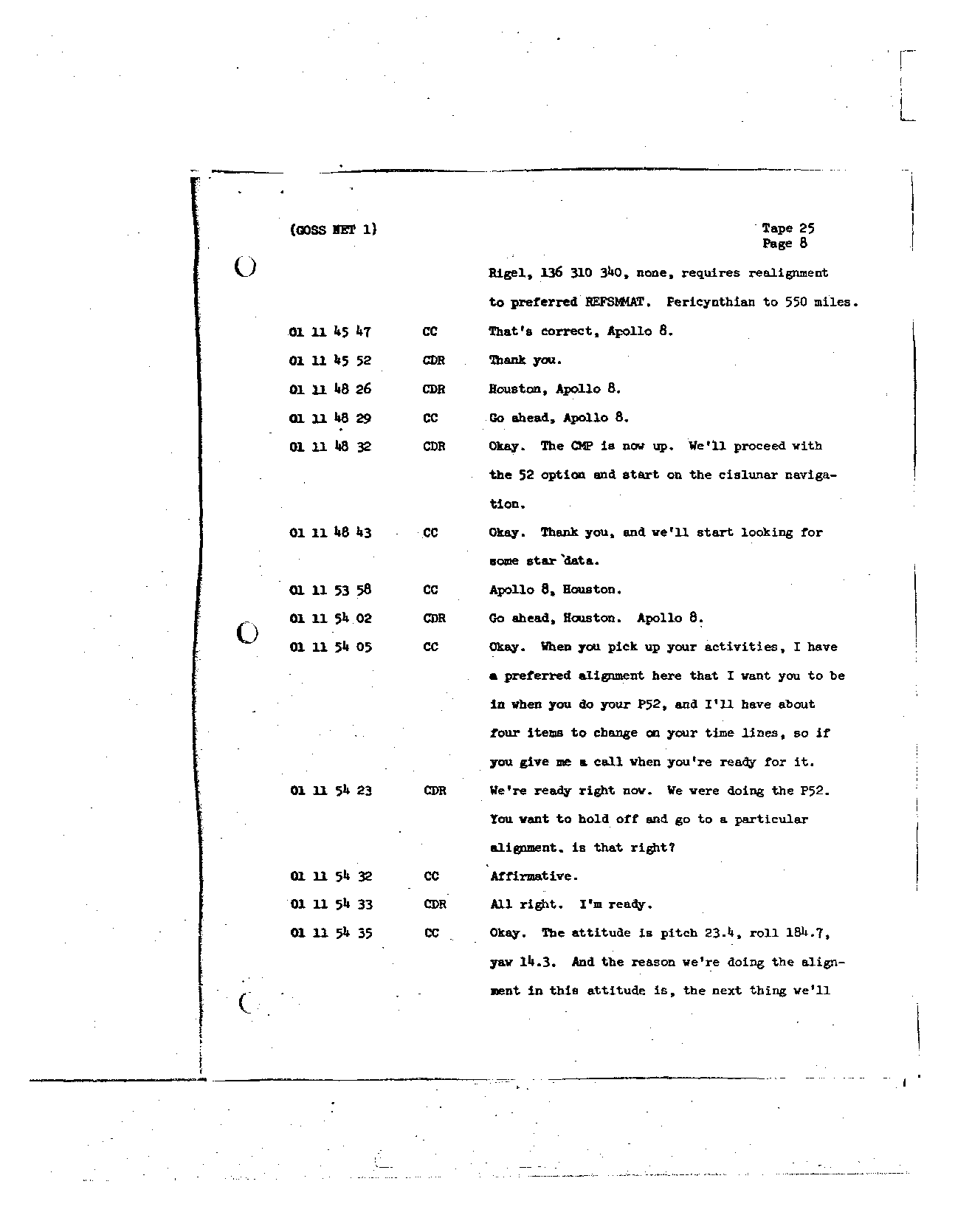 Page 206 of Apollo 8’s original transcript