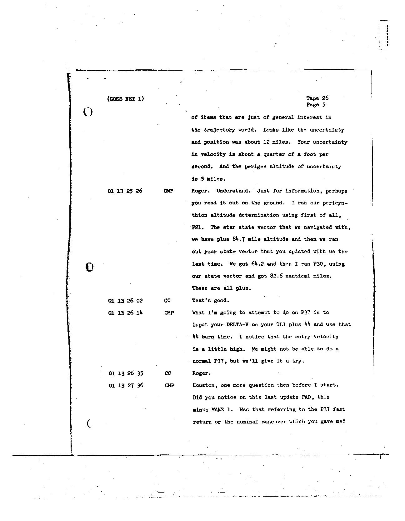 Page 216 of Apollo 8’s original transcript