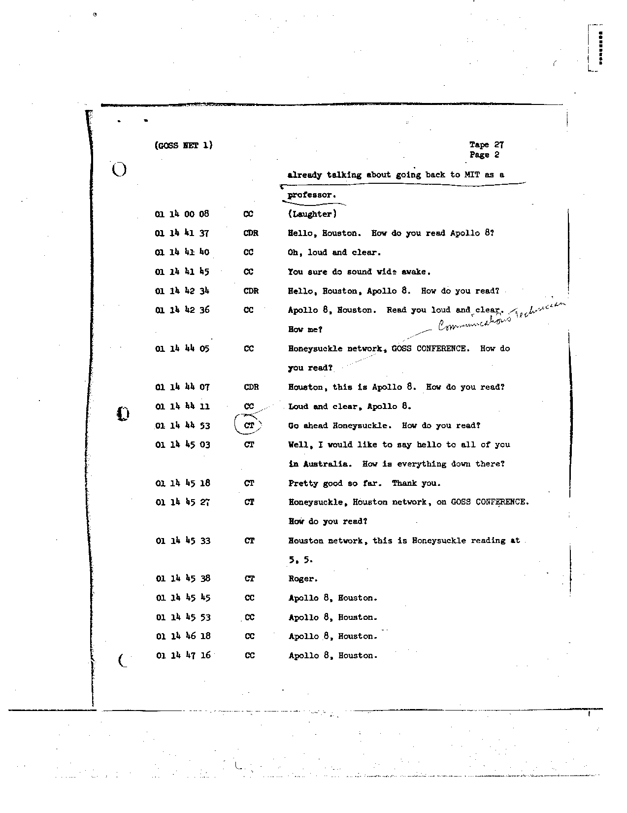 Page 220 of Apollo 8’s original transcript
