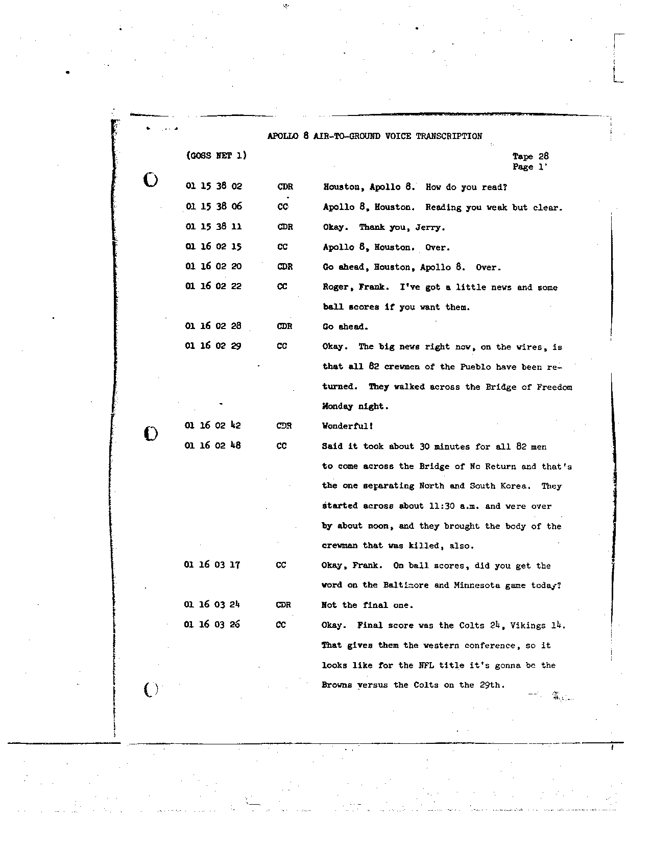 Page 222 of Apollo 8’s original transcript