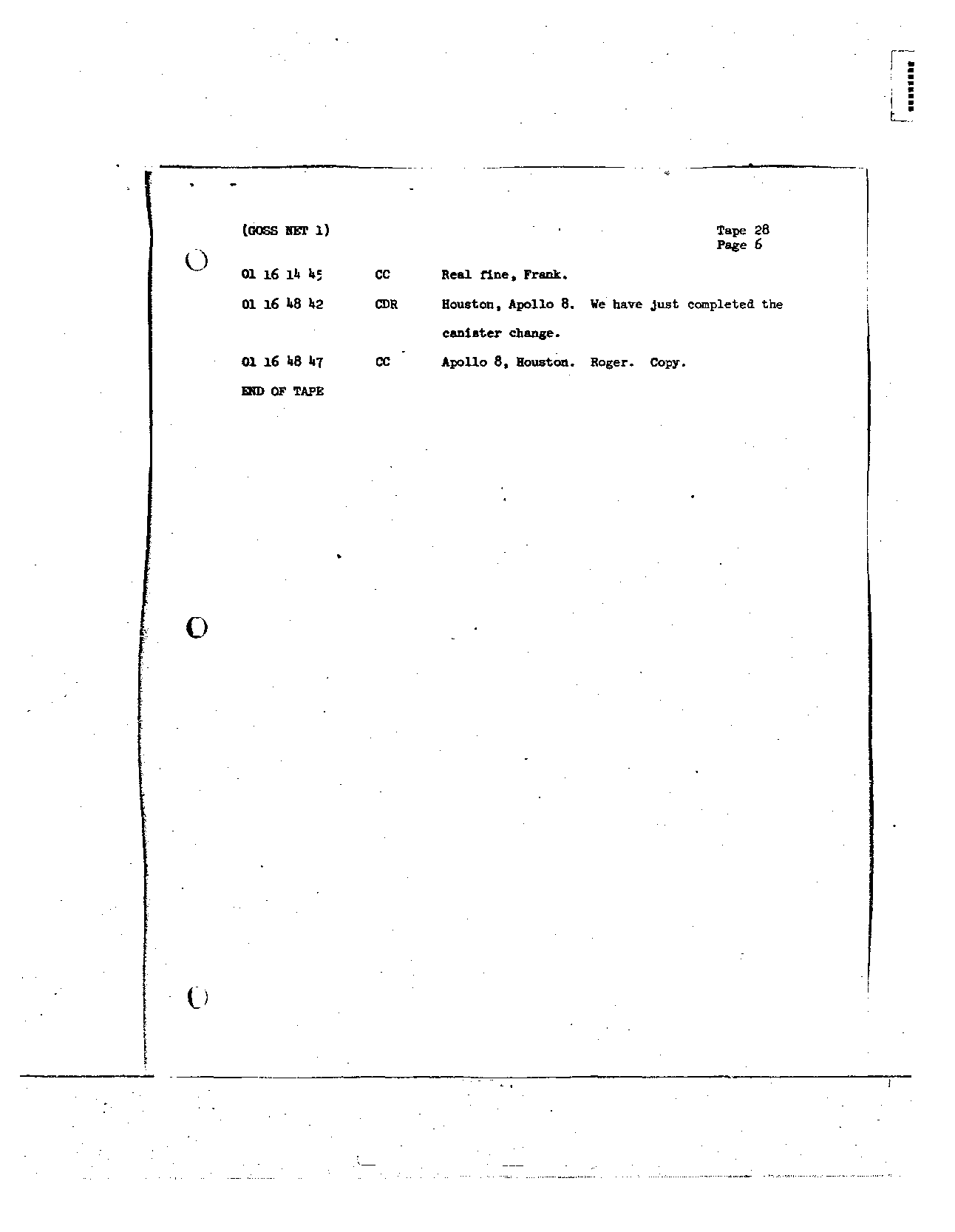 Page 227 of Apollo 8’s original transcript