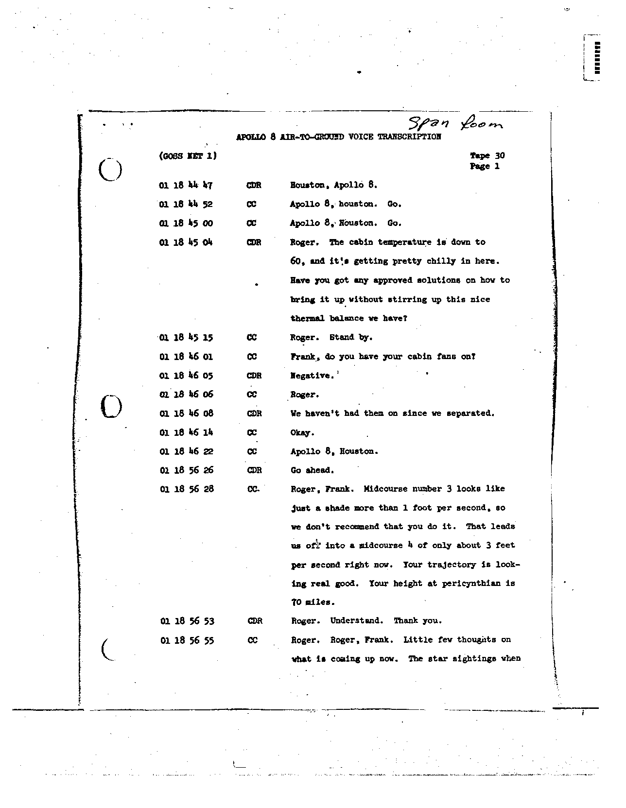 Page 230 of Apollo 8’s original transcript