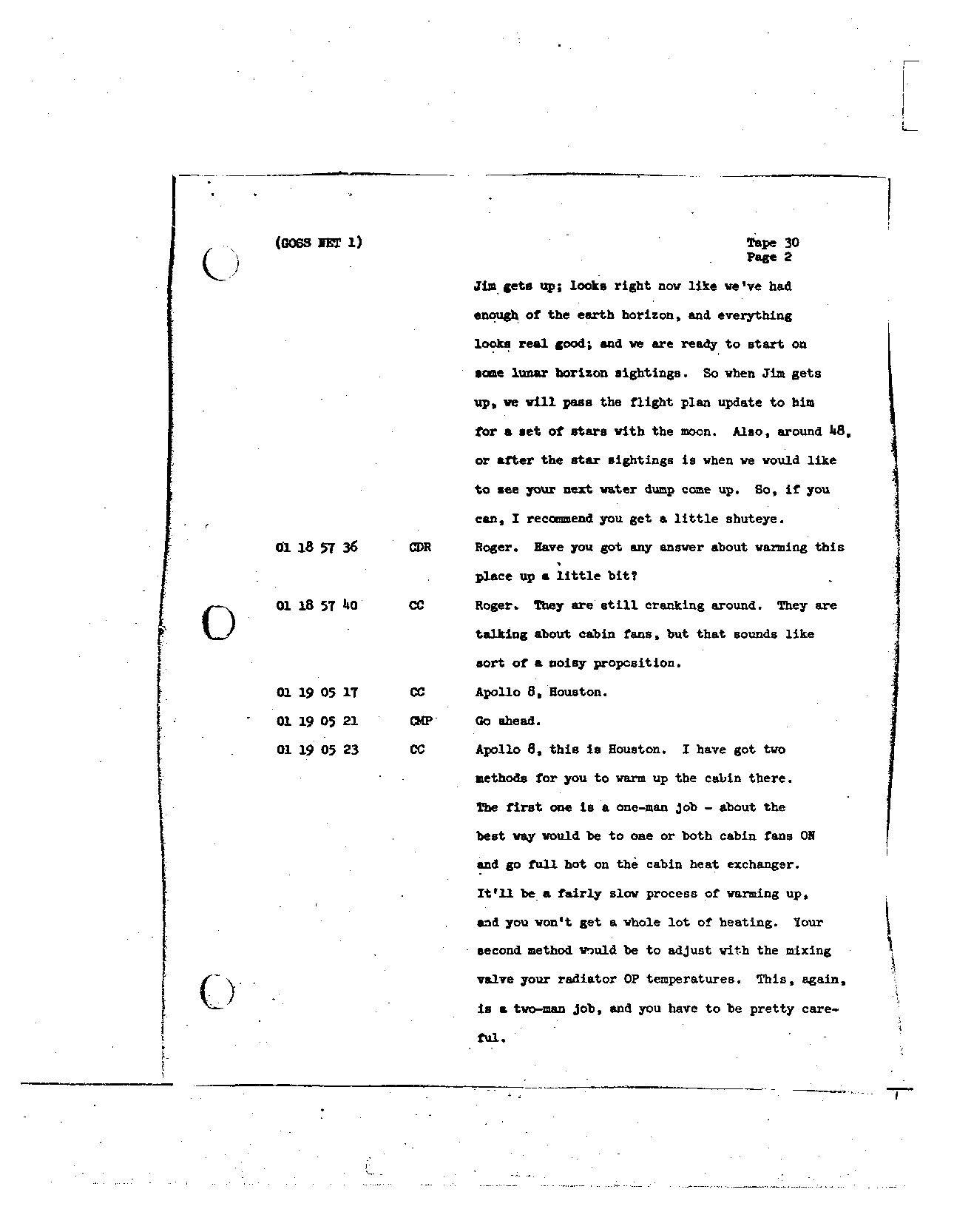 Page 231 of Apollo 8’s original transcript